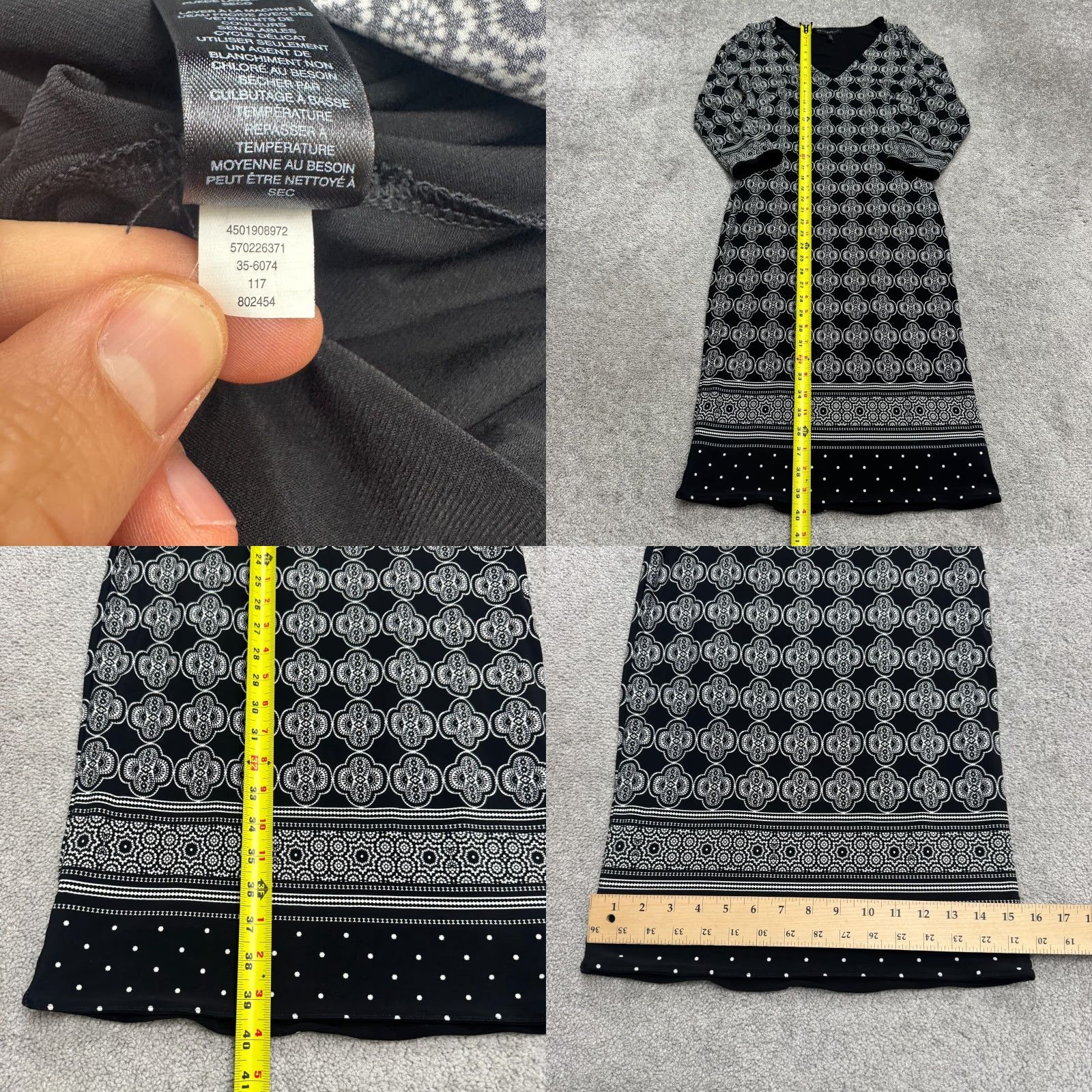 White House Black Market **White House Black Market Geometric V-Neck Midi Shift Dress Women's XS** User: White House Black Market Geometric V-Neck Midi Shift Dress Women's XS Size XS / US 0-2 / IT 36-38 - 8 Thumbnail
