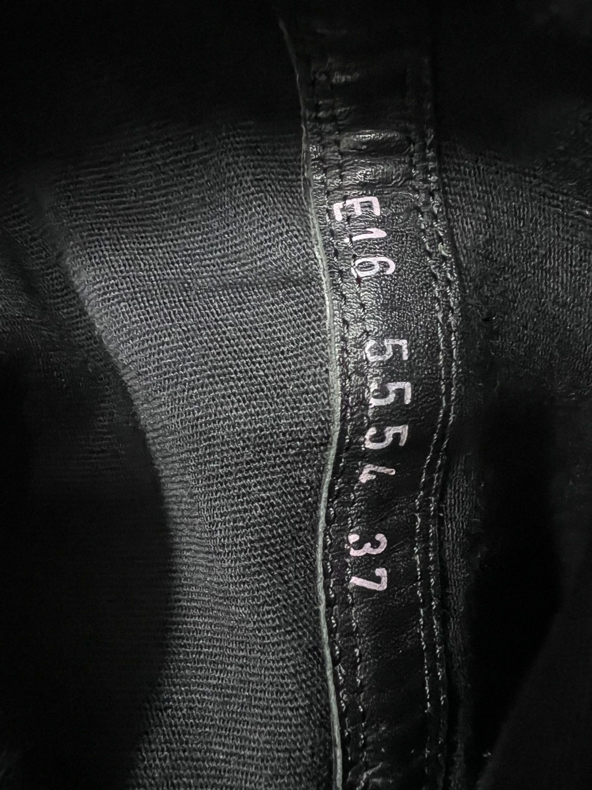 Rick Owens Rick owens mainline leather thigh high stocking sz 37 Size US 7 / IT 37 - 5 Thumbnail