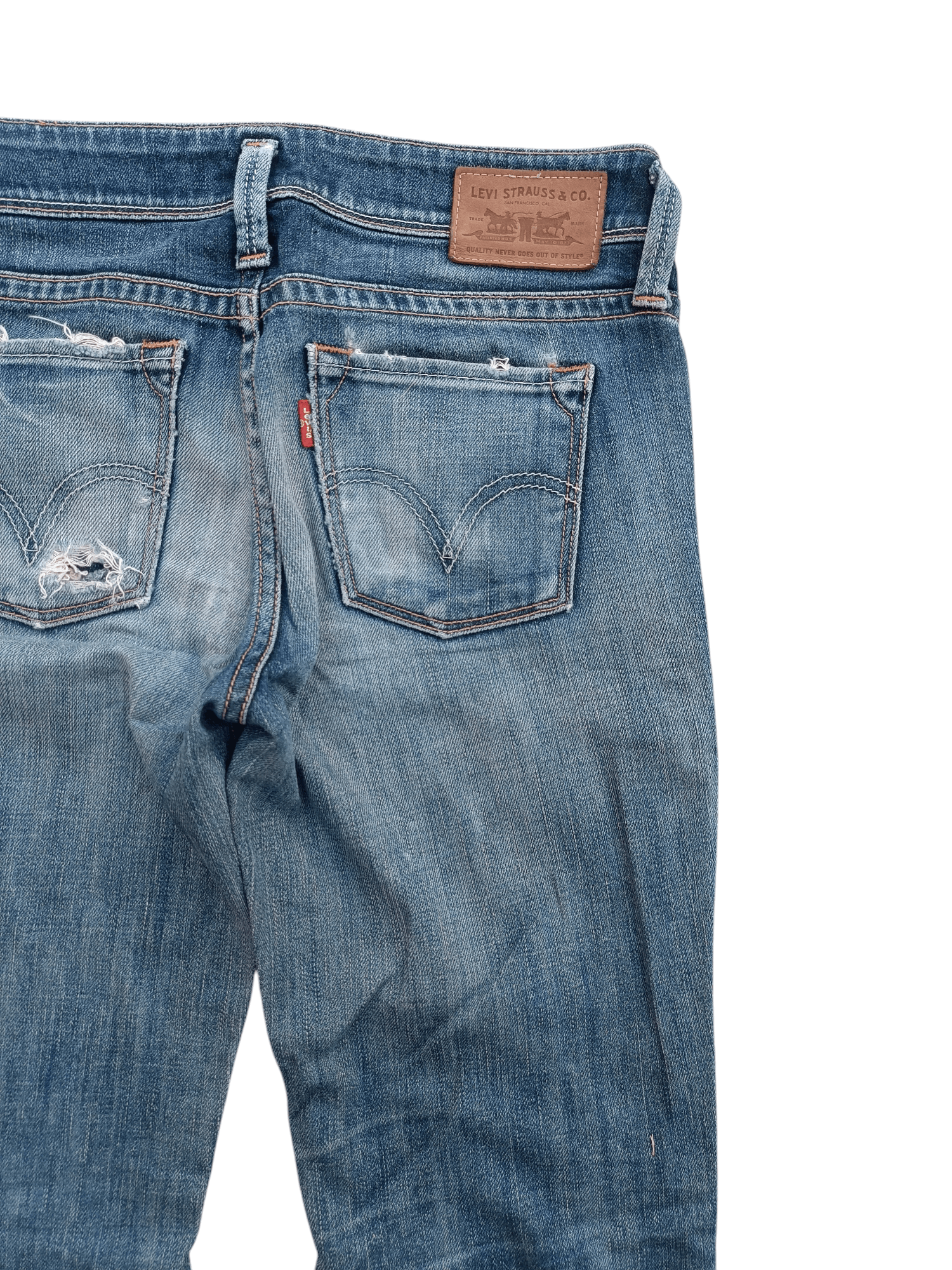 Levi's × Levi's Vintage Clothing × Vintage Vintage Levis Flared Faded Washed Distressed Denim E018 Size US 30 / EU 46 - 5 Thumbnail