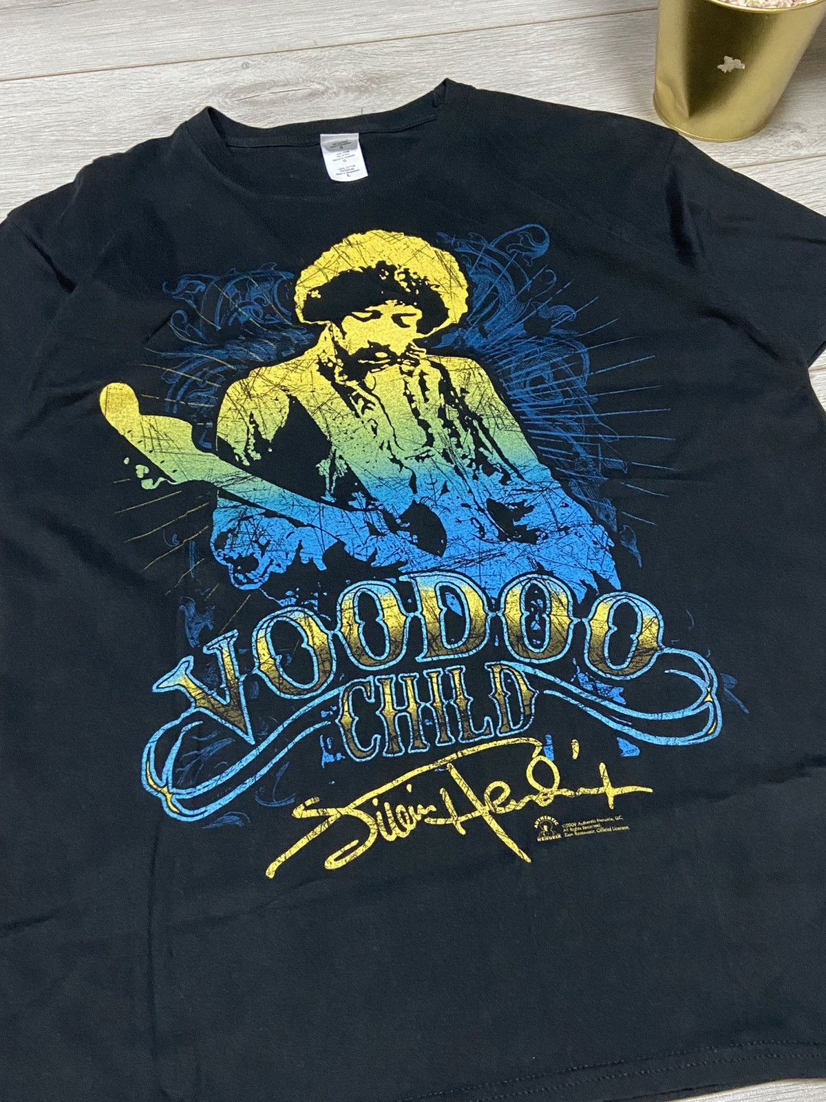 Band Tees Vintage Jimi Hendrix T-shirt VOODOO CHILD 2003 Size US L / EU 52-54 / 3 - 4 Thumbnail