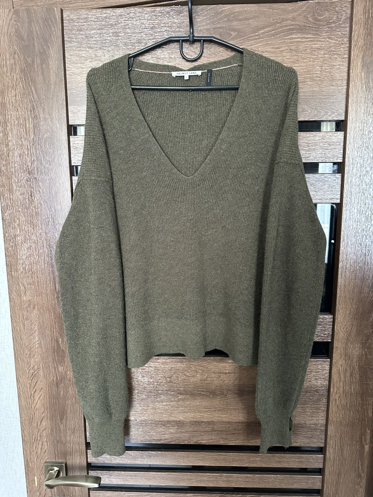 Helmut Lang Helmut Lang Cashmere V-Neck Knit Sweater Pullover Size US S / EU 44-46 / 1 - 3 Thumbnail
