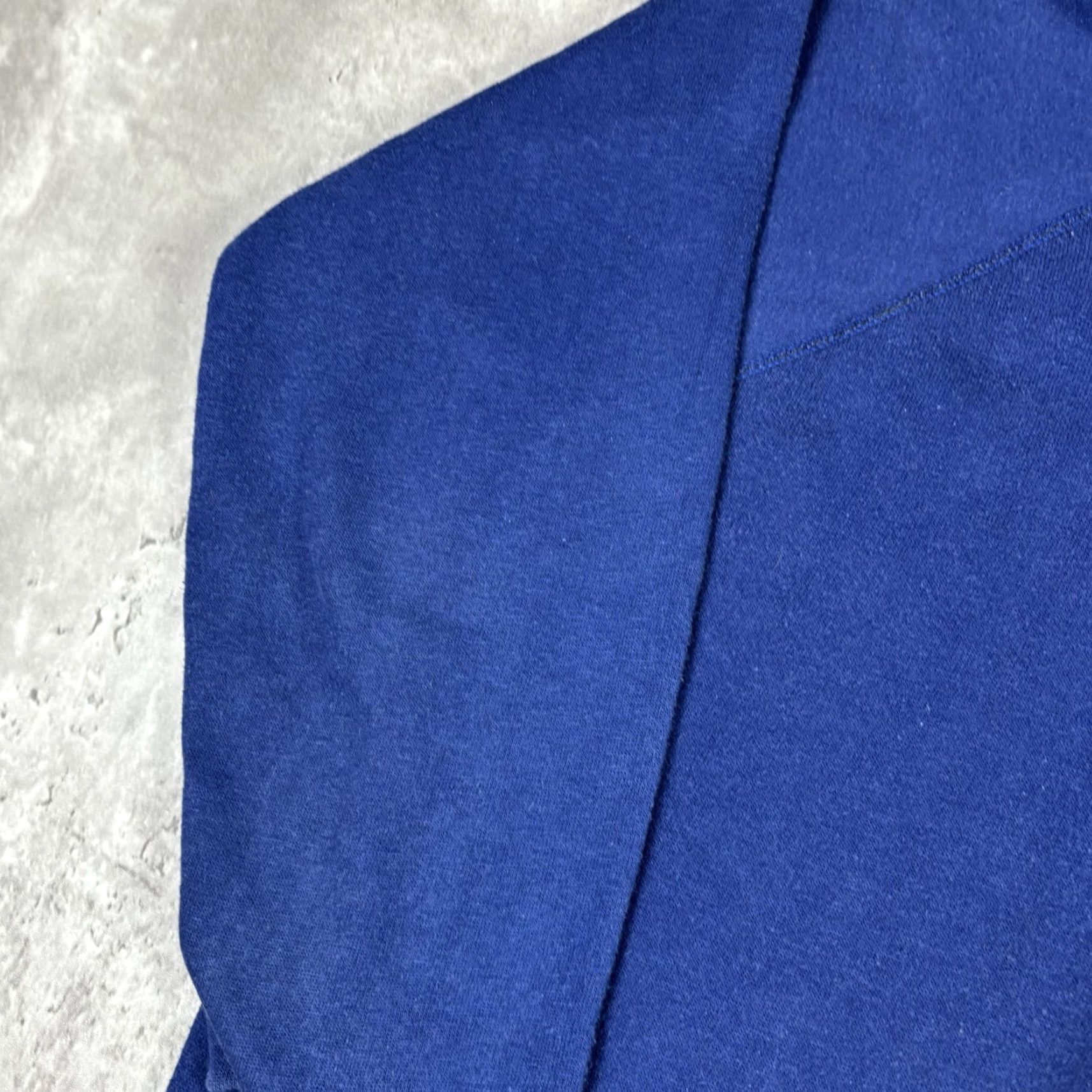 Vintage VINTAGE Navy Blue Blank Pullover Hoodie Raglin Mens M size Hoodie Size US M / EU 48-50 / 2 - 5 Thumbnail