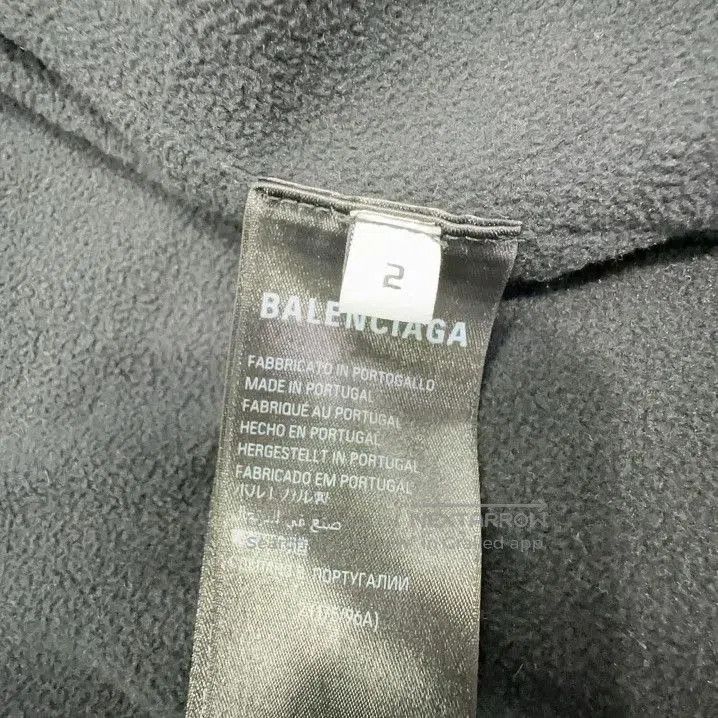 Balenciaga Balenciaga Black FW23 Logo Zip Hoodie. Size US M / EU 48-50 / 2 - 5 Thumbnail