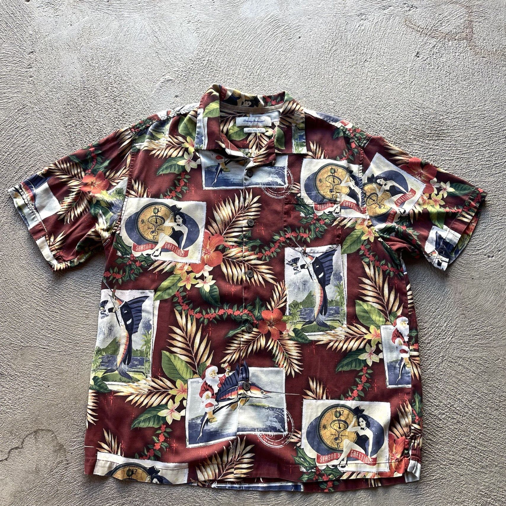Tommy Bahama Tommy Bahama Shirt Mens Large Red Silk Button-Up Short Sleeve Christmas Hawaiian Beach Shirt Mens Large Red Silk Button-Up Christmas Hawaiian Beach Size US L / EU 52-54 / 3 - 2 Thumbnail