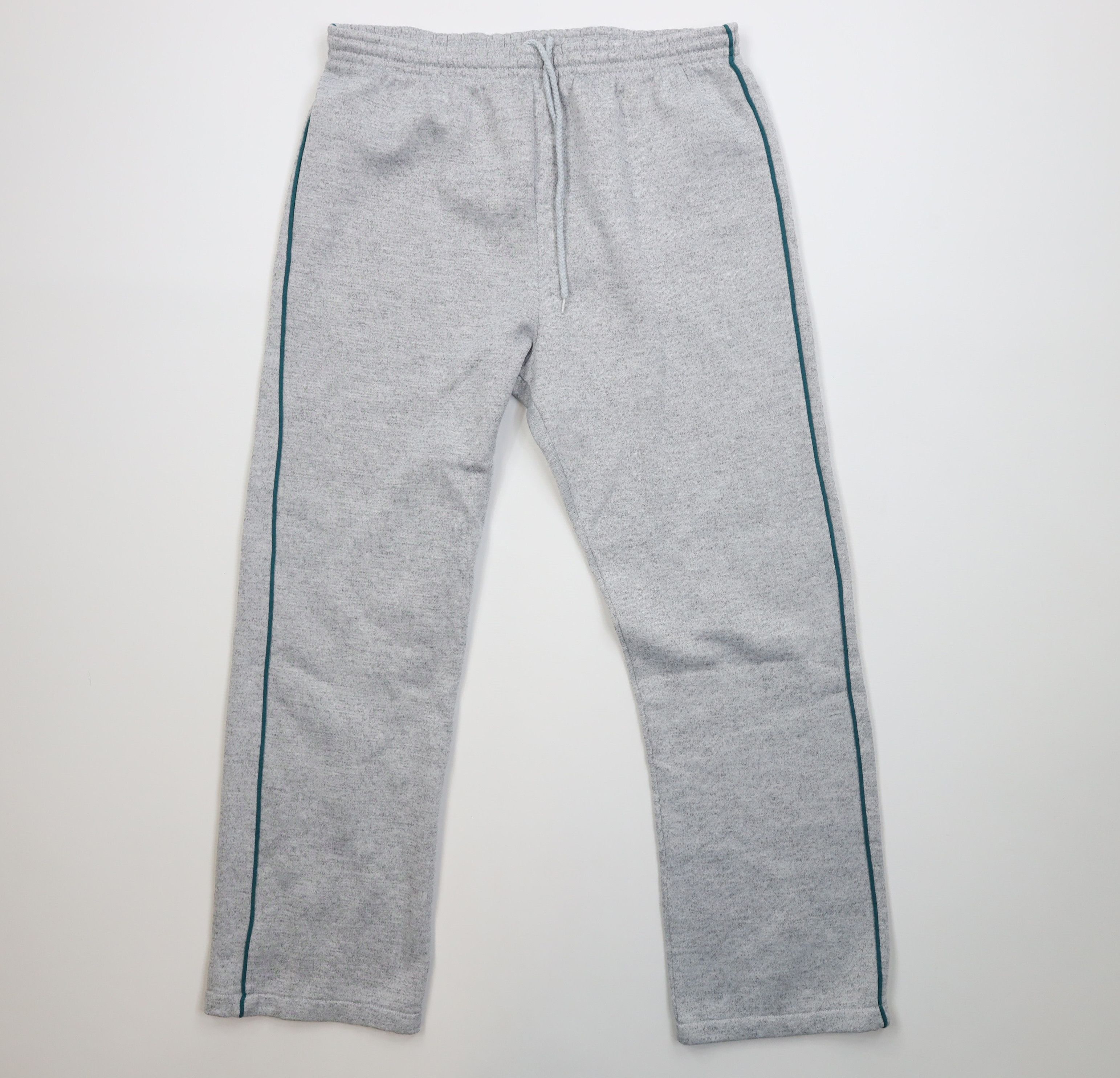 Vintage Vintage 90s Streetwear Wide Leg Sweatpants Pants Gray Size US 36 / EU 52 - 1 Thumbnail
