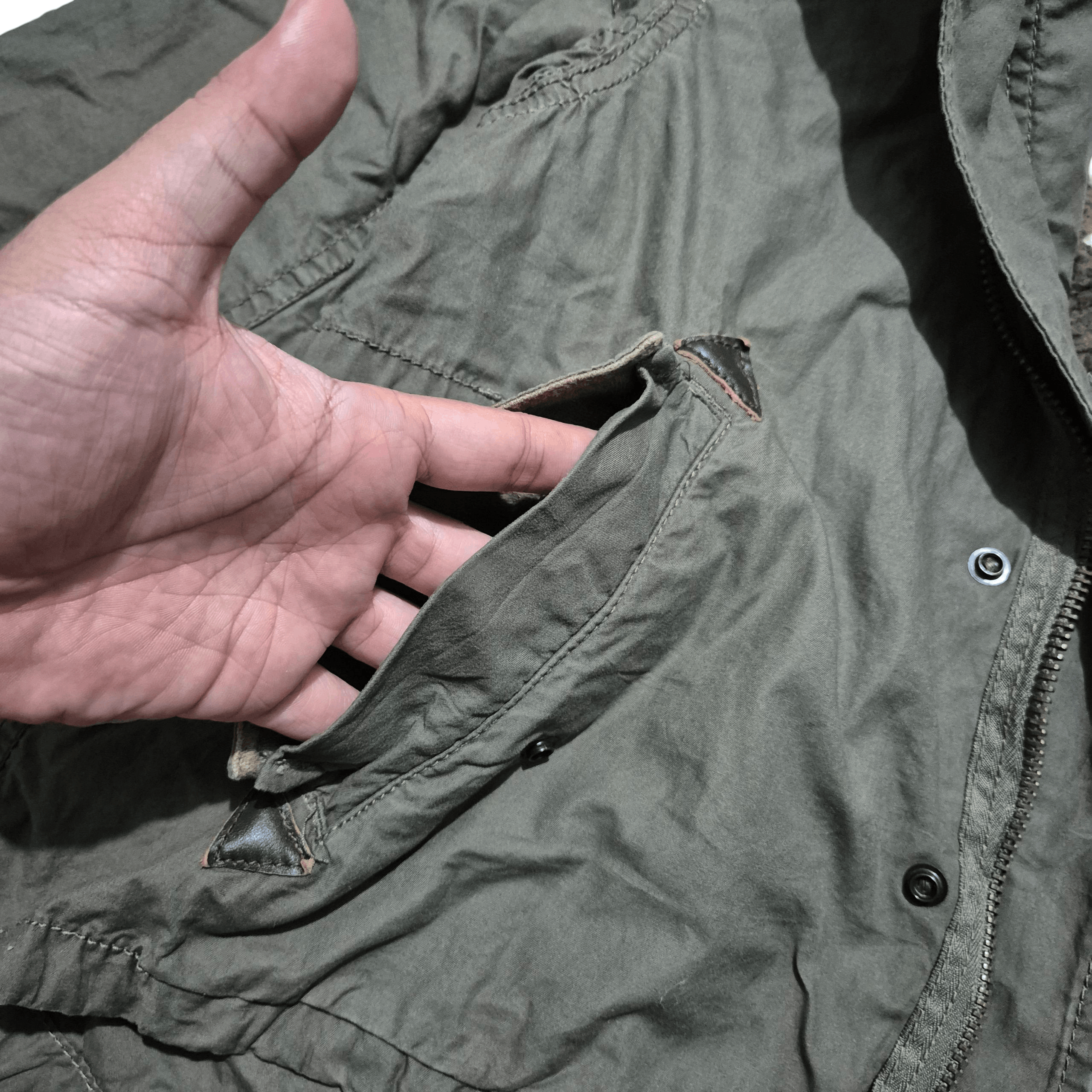 Goa military fur hoodie jacket