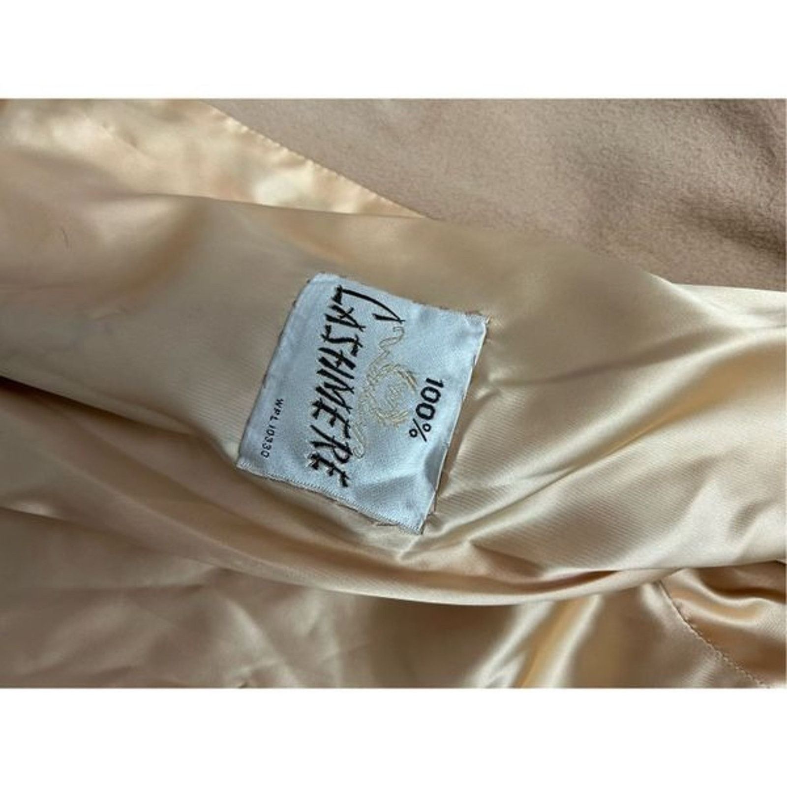 Anthropologie National Board Tan Cashmere Button Fur-Lined Coat Size 38 Size M / US 6-8 / IT 42-44 - 6 Thumbnail