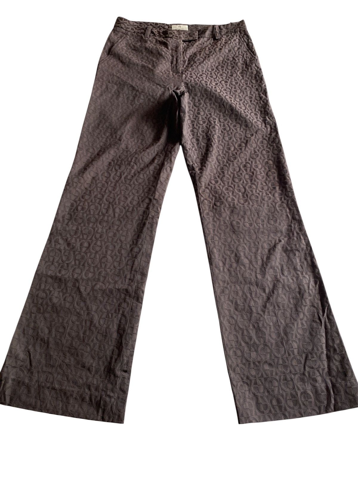 Aigner Aigner Monogram Hight Waist Pants Size US 29 - 1 Thumbnail