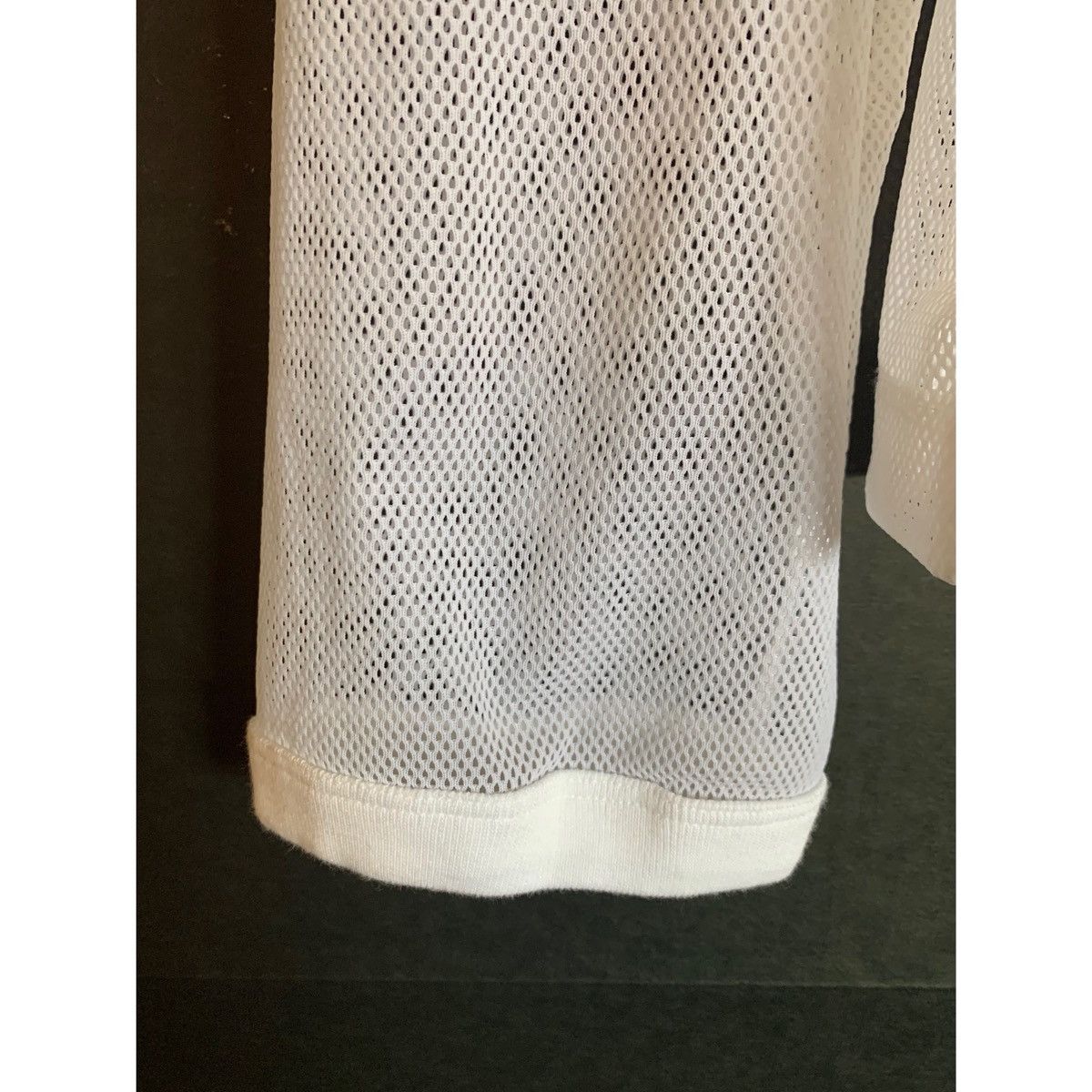 Helmut Lang HELMUT LANG WHITE LOGO MESH TOP Size US L / EU 52-54 / 3 - 10 Thumbnail