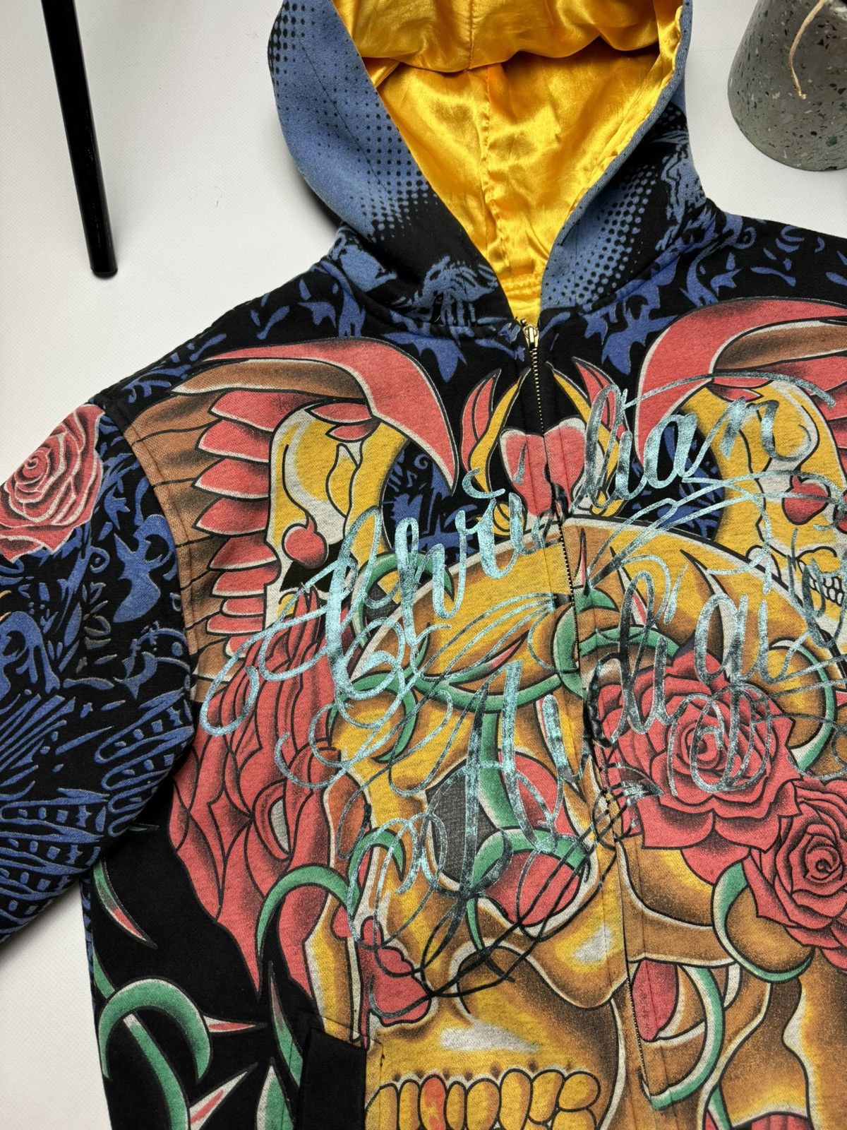 Christian Audigier × Ed Hardy × Vintage Christian Audigier Ed hardy y2k vintage hoodie Big logo Size US M / EU 48-50 / 2 - 8 Thumbnail