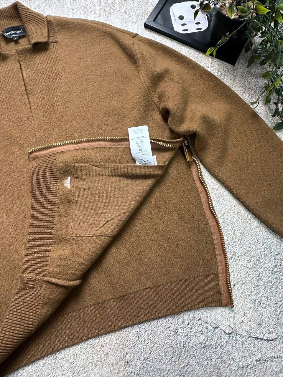 Emporio Armani cardigan jacket knite