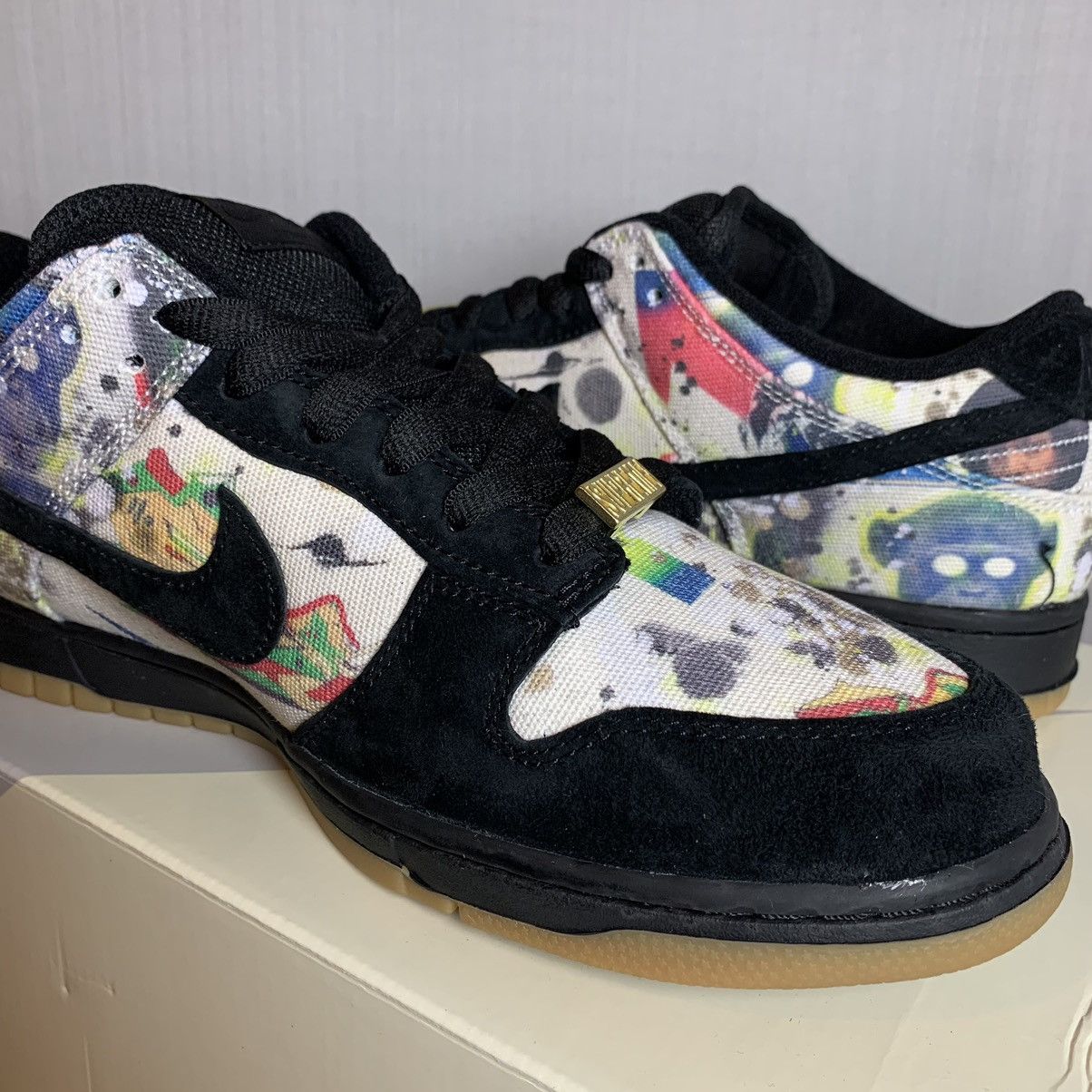 Nike × Supreme Supreme Nike SB Dunk Low Rammellzee Size US 10.5 / EU 43-44 - 15 Thumbnail