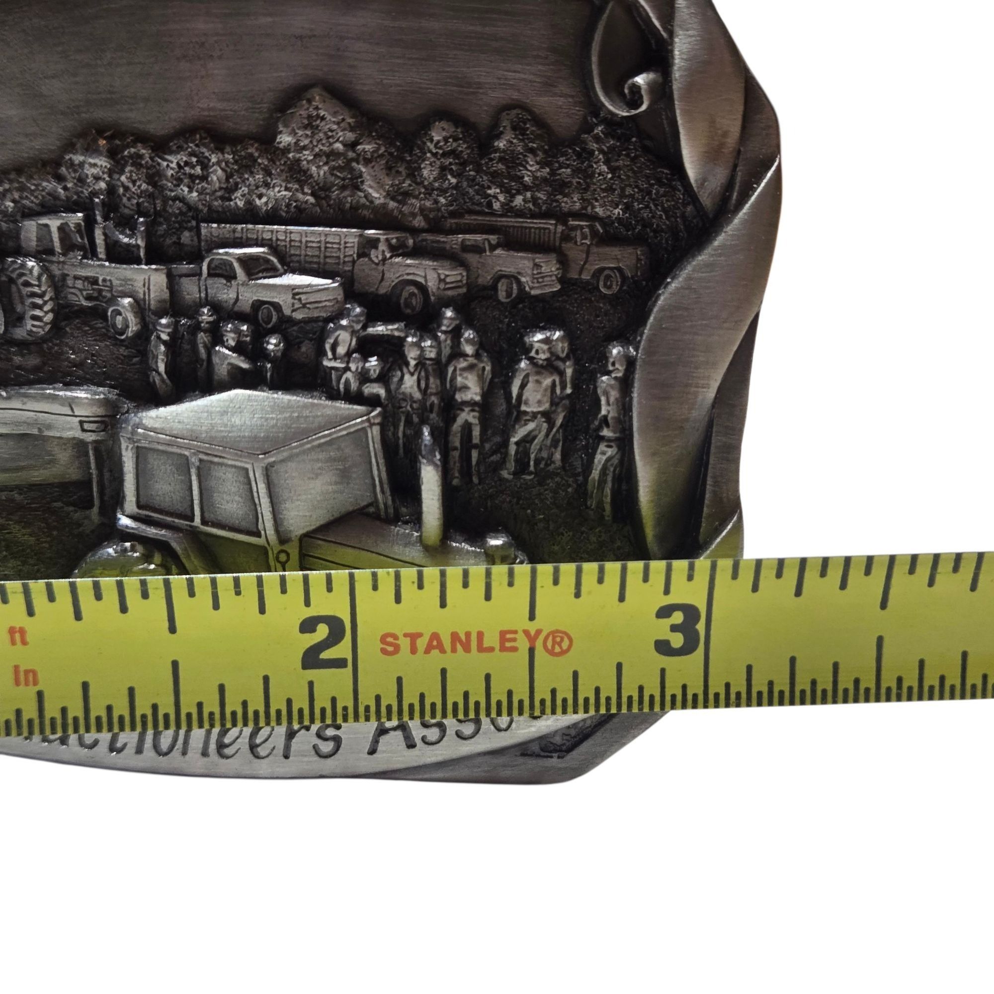 Other 1987 Kansas Auctioneers Association Belt Buckle Farm Tractor Size ONE SIZE - 3 Thumbnail