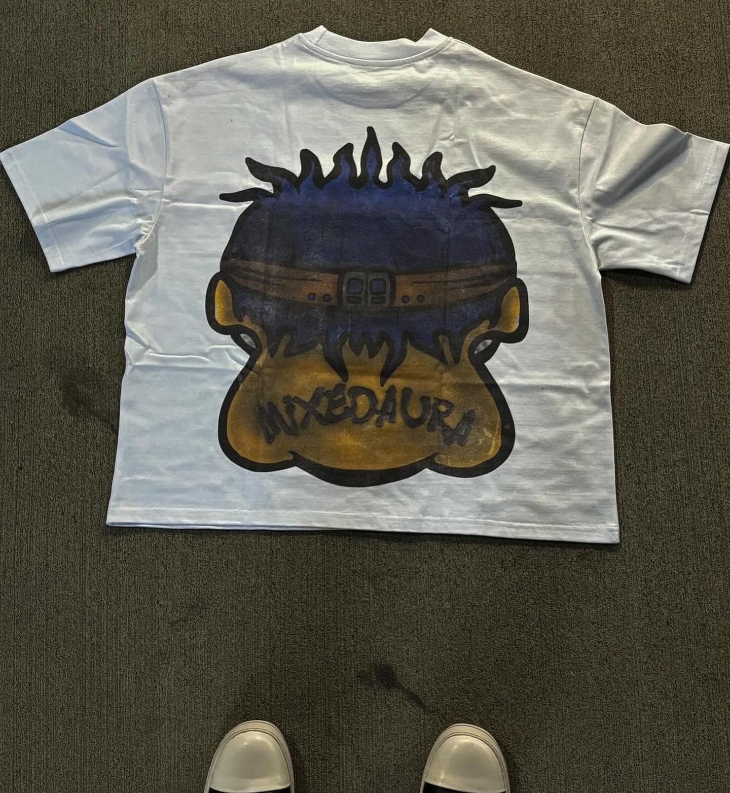 Vintage Cartoon Mixed Aura Printed Tshirt Size US XXL / EU 58 / 5 - 2 Thumbnail