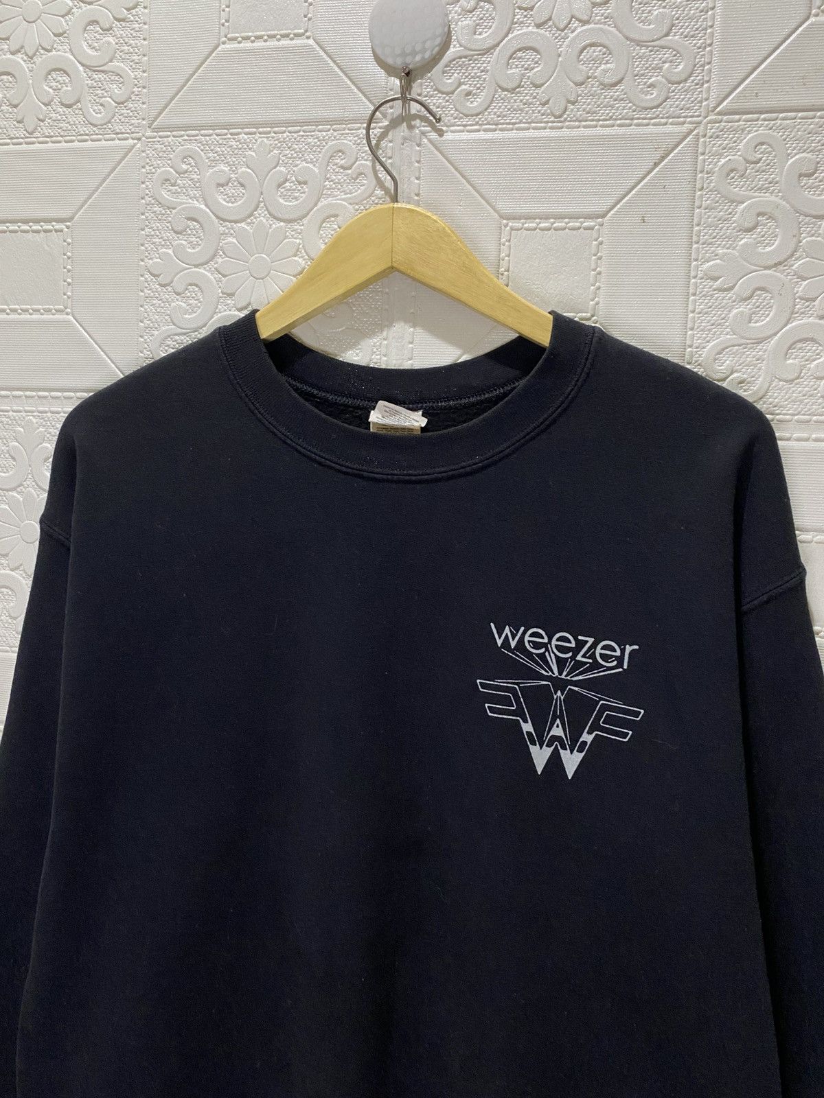 Band Tees × Vintage Vtg Weezer Flying W Sweatshirts Size US M / EU 48-50 / 2 - 2 Thumbnail