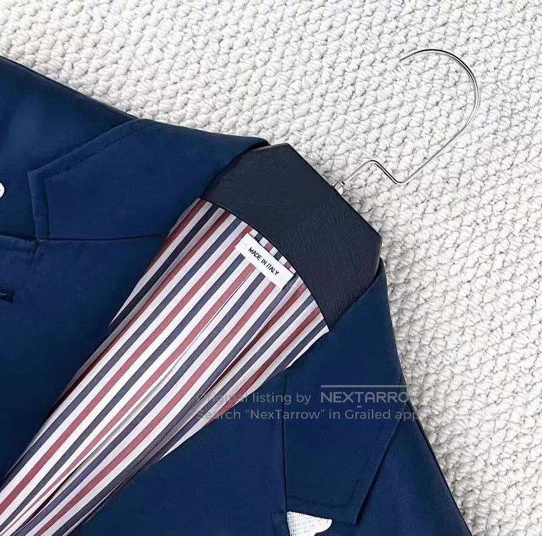 Thom Browne Thom Browne Navy Blue Suit Style Trench Coat Jacket Size M / US 6-8 / IT 42-44 - 3 Thumbnail