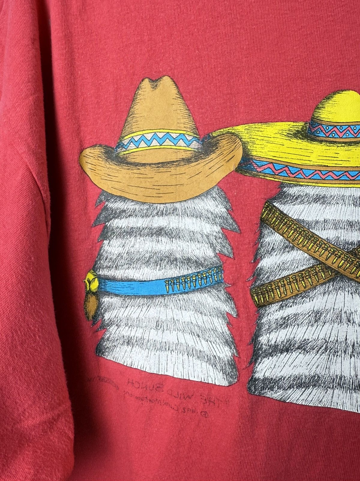 Cowboy Equipment 1992 Vintage Grand Canyon Cats Texas Western Cowboys T Shirt Size US XL / EU 56 / 4 - 8 Thumbnail