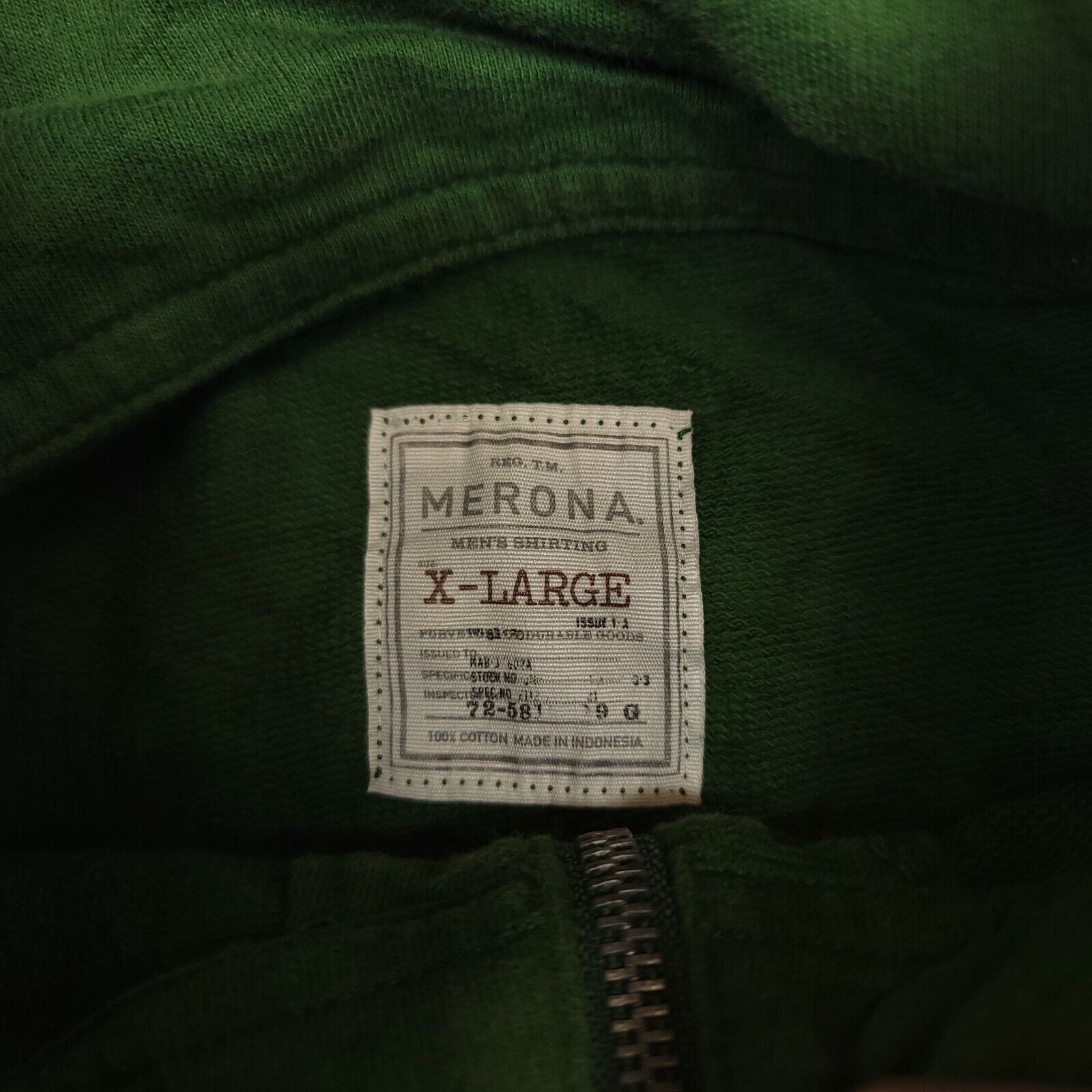 Merona Merona Casual Pullover Sweatshirt Mens Size XL Green Size US XL / EU 56 / 4 - 3 Thumbnail