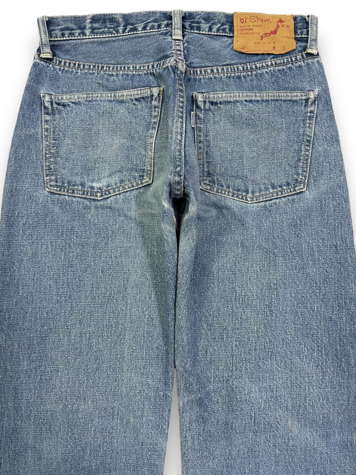 Orslow Vintage Y2K Orslow Selvedge Blue Faded Straight Leg Jeans Size US 28 / EU 44 - 12 Thumbnail