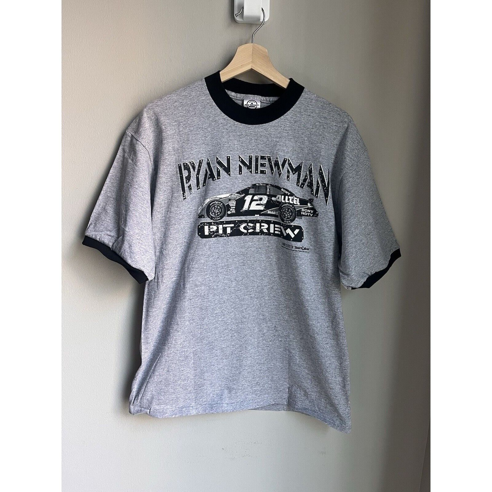 NASCAR NEW VINTAGE NASCAR RACING RYAN NEWMAN #12 RINGER T SHIRT Y2K Size US L / EU 52-54 / 3 - 1 Thumbnail