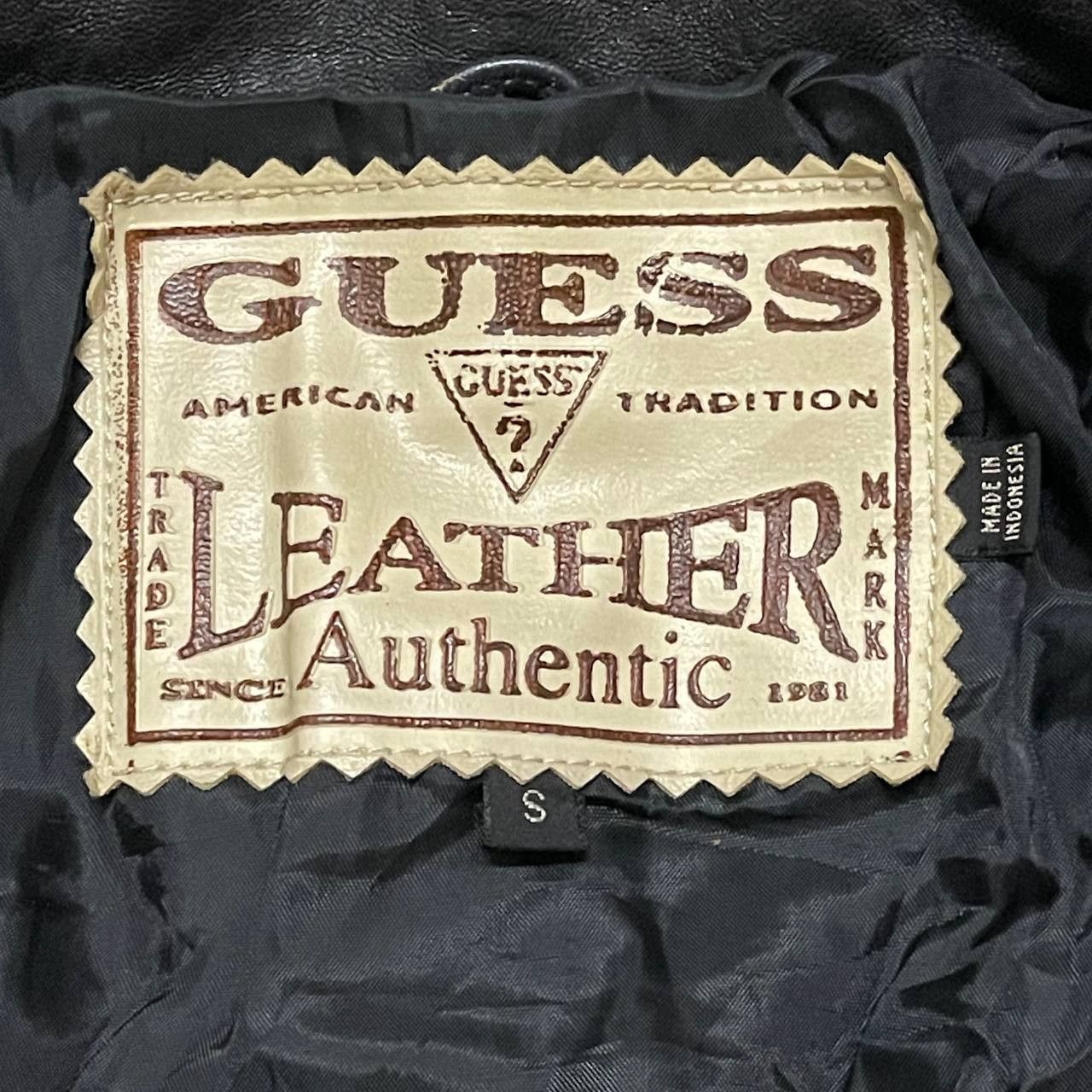 Guess Vintage Guess Leather Varsity Jacket Size US S / EU 44-46 / 1 - 16 Thumbnail