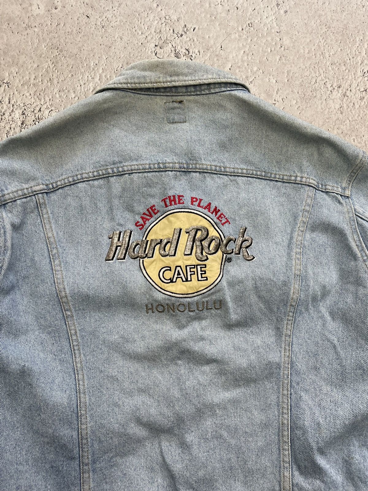 Lee Lee raider x hard rock cafe distessed faded jacket Size US XL / EU 56 / 4 - 9 Thumbnail