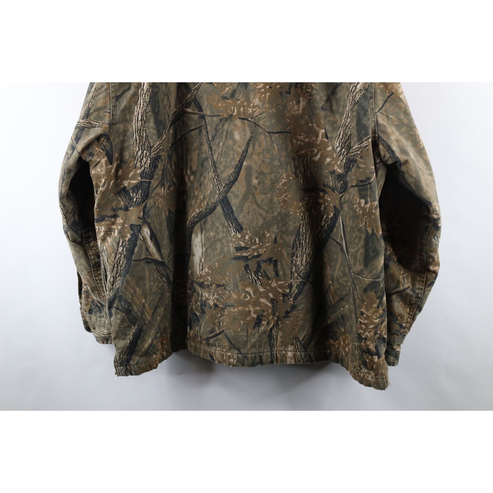 Vintage Vintage 90s Streetwear Faded Camouflage Hoodie Shirt Jacket Size US XL / EU 56 / 4 - 14 Thumbnail
