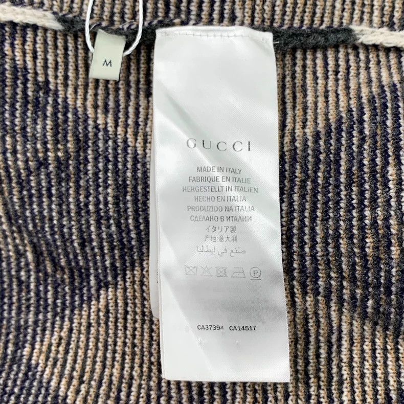 Gucci Gucci Color-blocked warhorse V-neck wool long-sleeved sweat Size US M / EU 48-50 / 2 - 6 Thumbnail