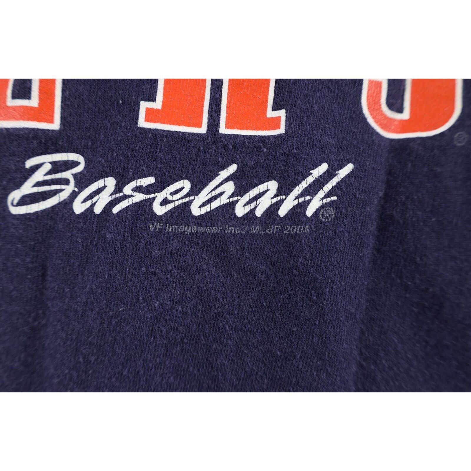Vintage Vintage Y2K 2004 Spell Out Detroit Tigers Baseball T-Shirt Size US L / EU 52-54 / 3 - 5 Thumbnail