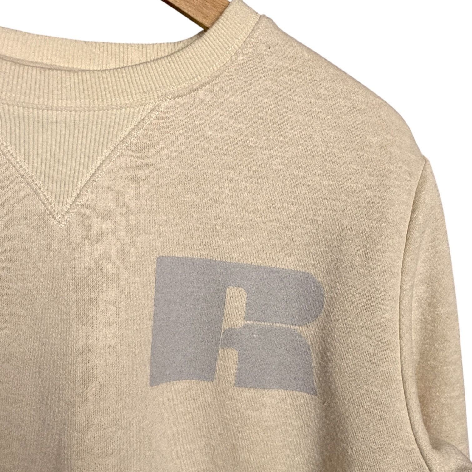 Russell Athletic Vintage 90s Russell Athletic Crewneck Sweatshirt Natural M Size US M / EU 48-50 / 2 - 4 Thumbnail