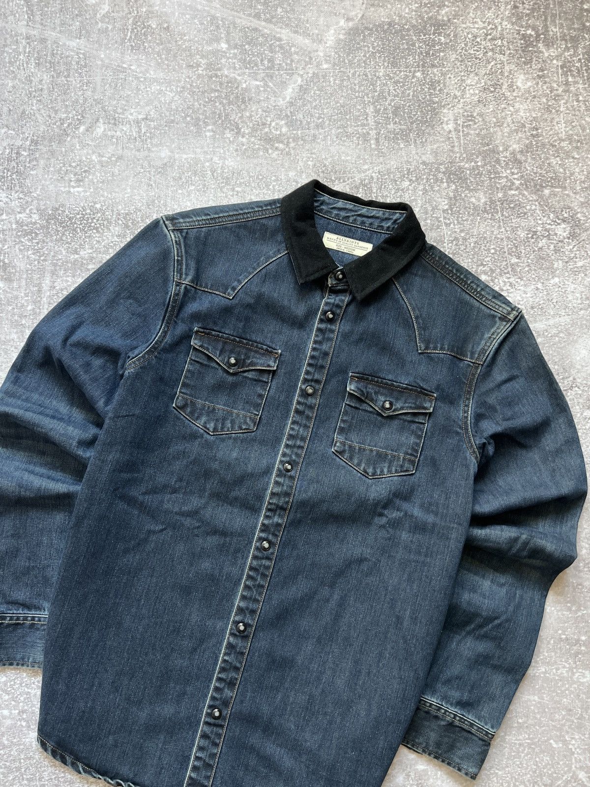 Allsaints AllSaints Denim Jacket Jeans Size US M / EU 48-50 / 2 - 2 Thumbnail