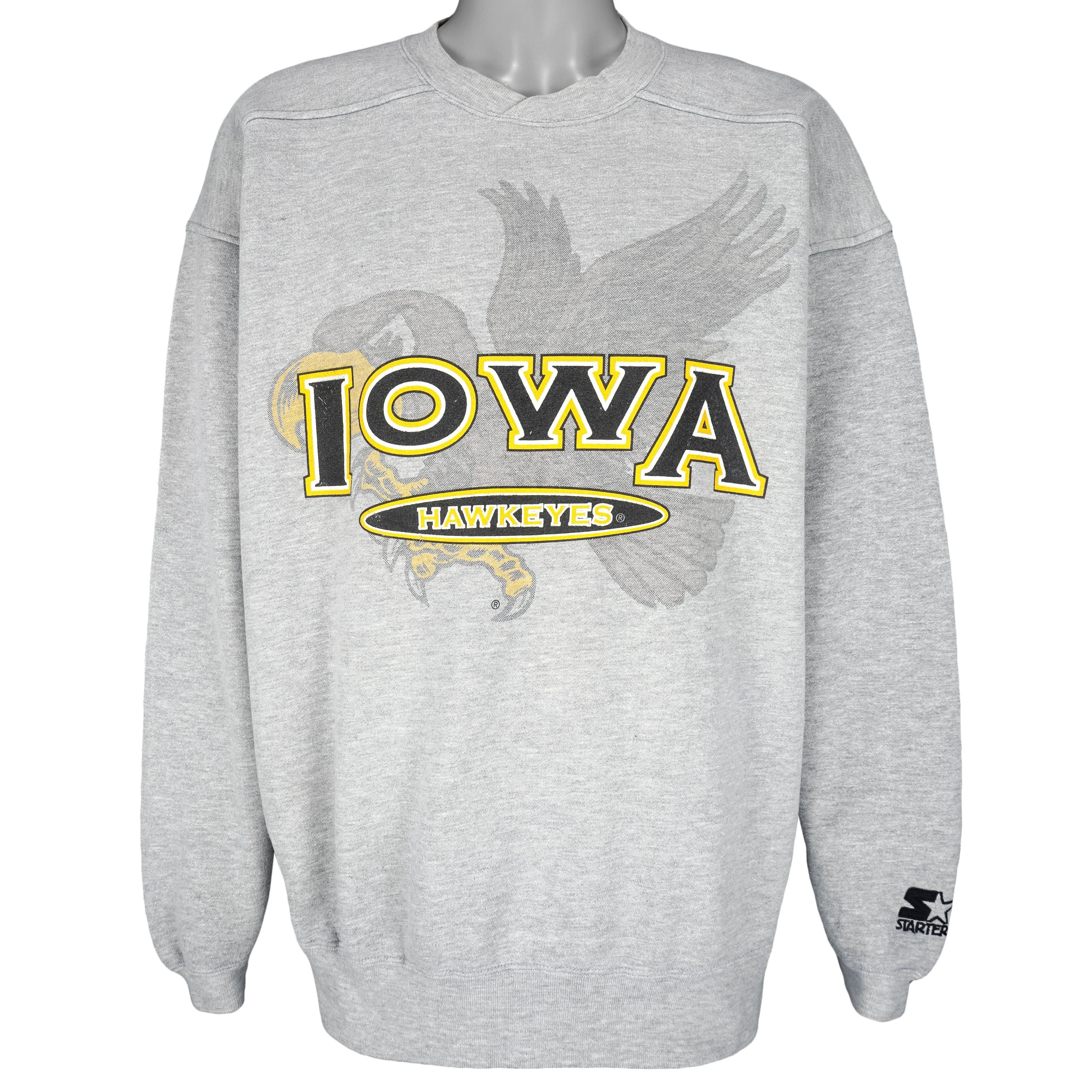 Starter NCAA - Iowa Hawkeyes Crew Neck Sweatshirt 1990s Size US L / EU 52-54 / 3 - 1 Thumbnail