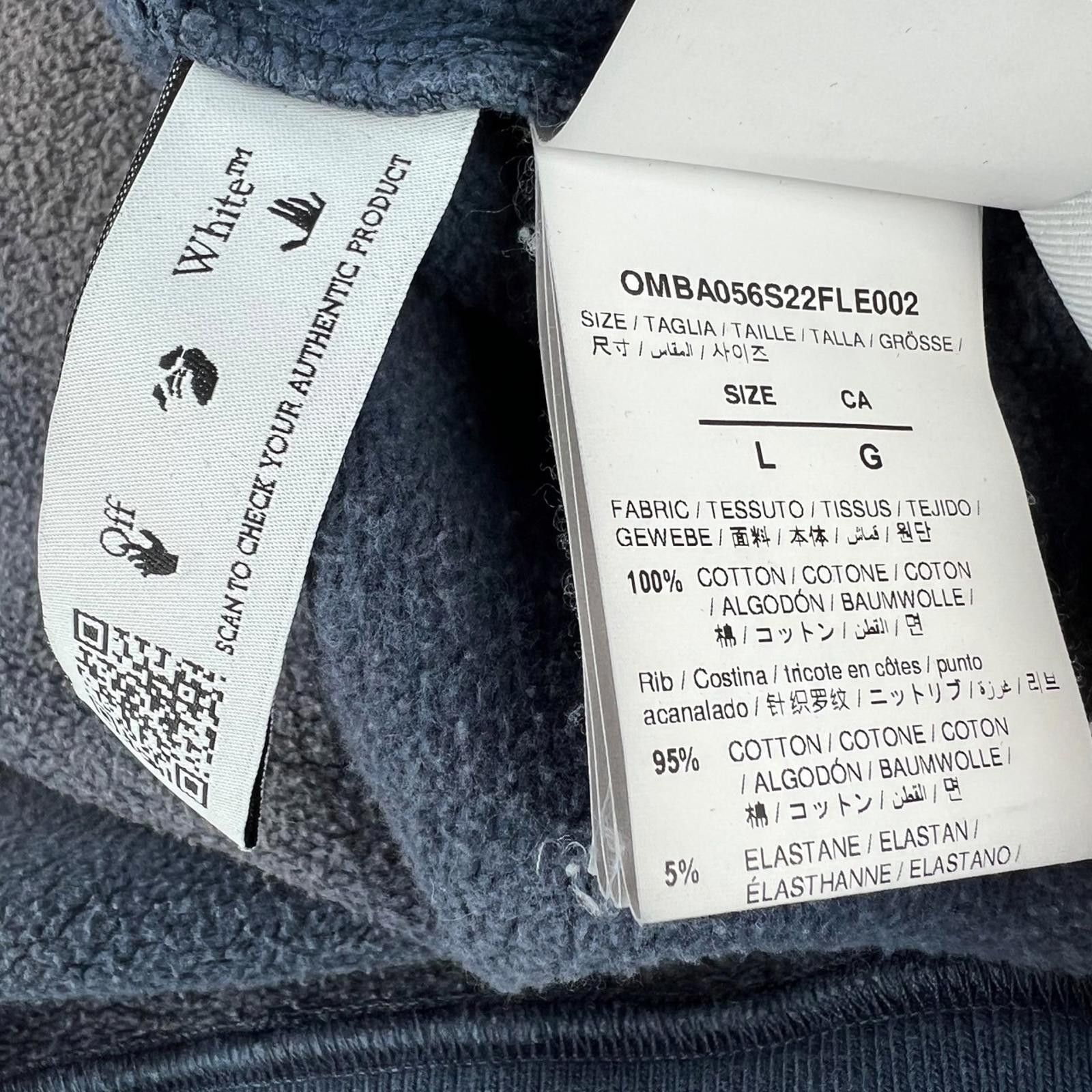Off-White Off-White Bleach Diagonal Sweatshirt Size US L / EU 52-54 / 3 - 5 Thumbnail