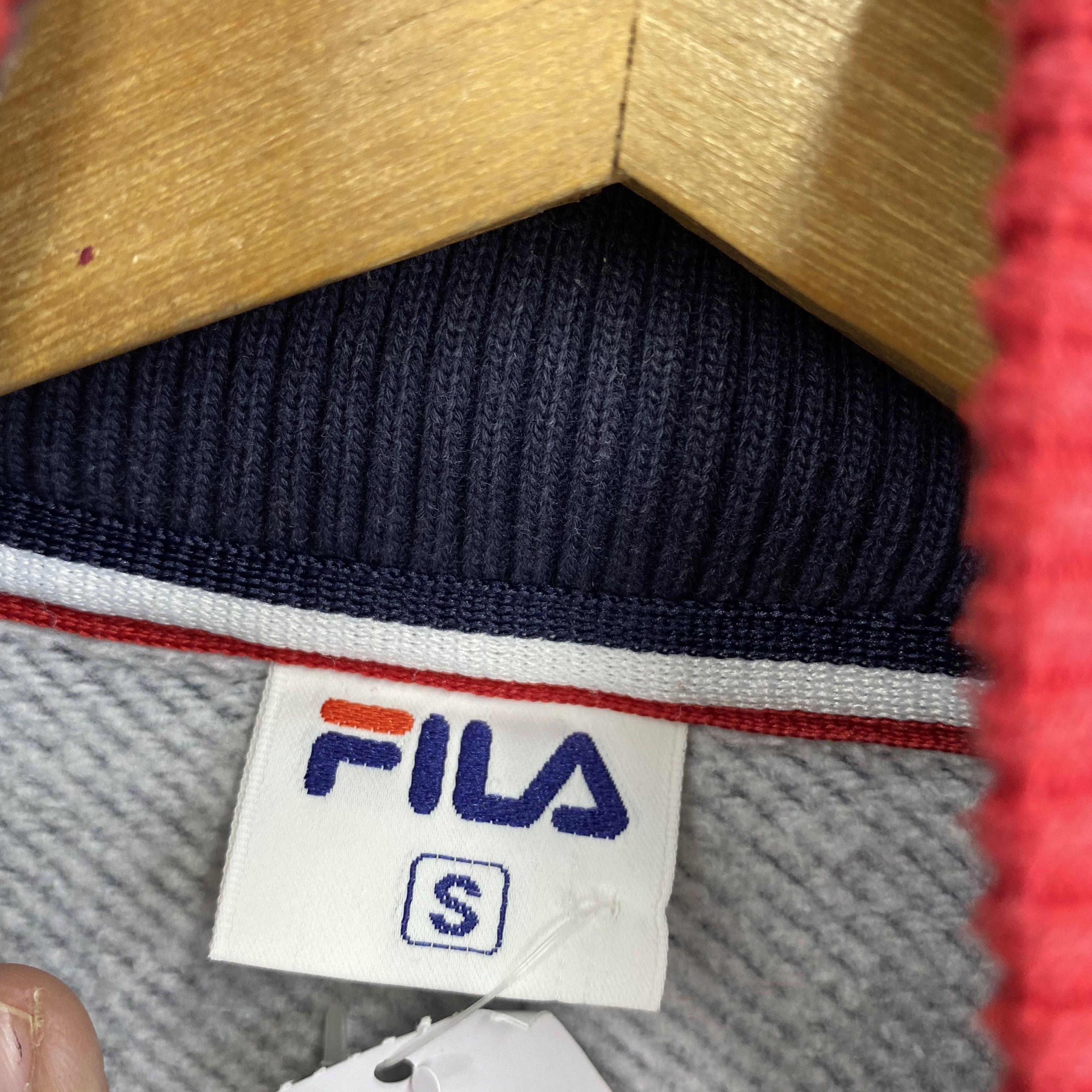Fila Fila Sweater Zipper Sweatshirt Jumper Pullover Size US S / EU 44-46 / 1 - 7 Thumbnail