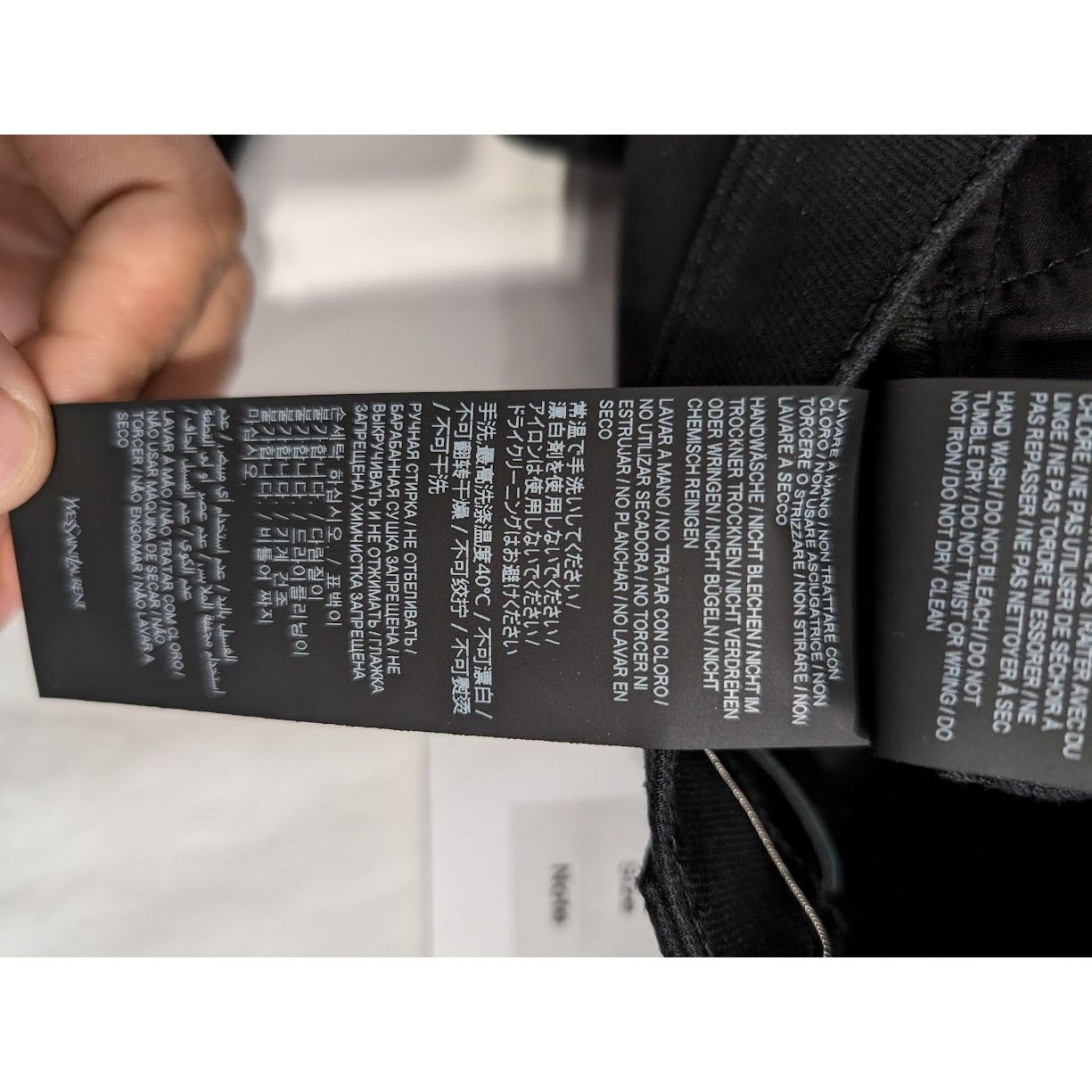 Saint Laurent Paris o1rshd1 Skinny 5 Pocket Med in Used Black Size US 30 / EU 46 - 16 Thumbnail