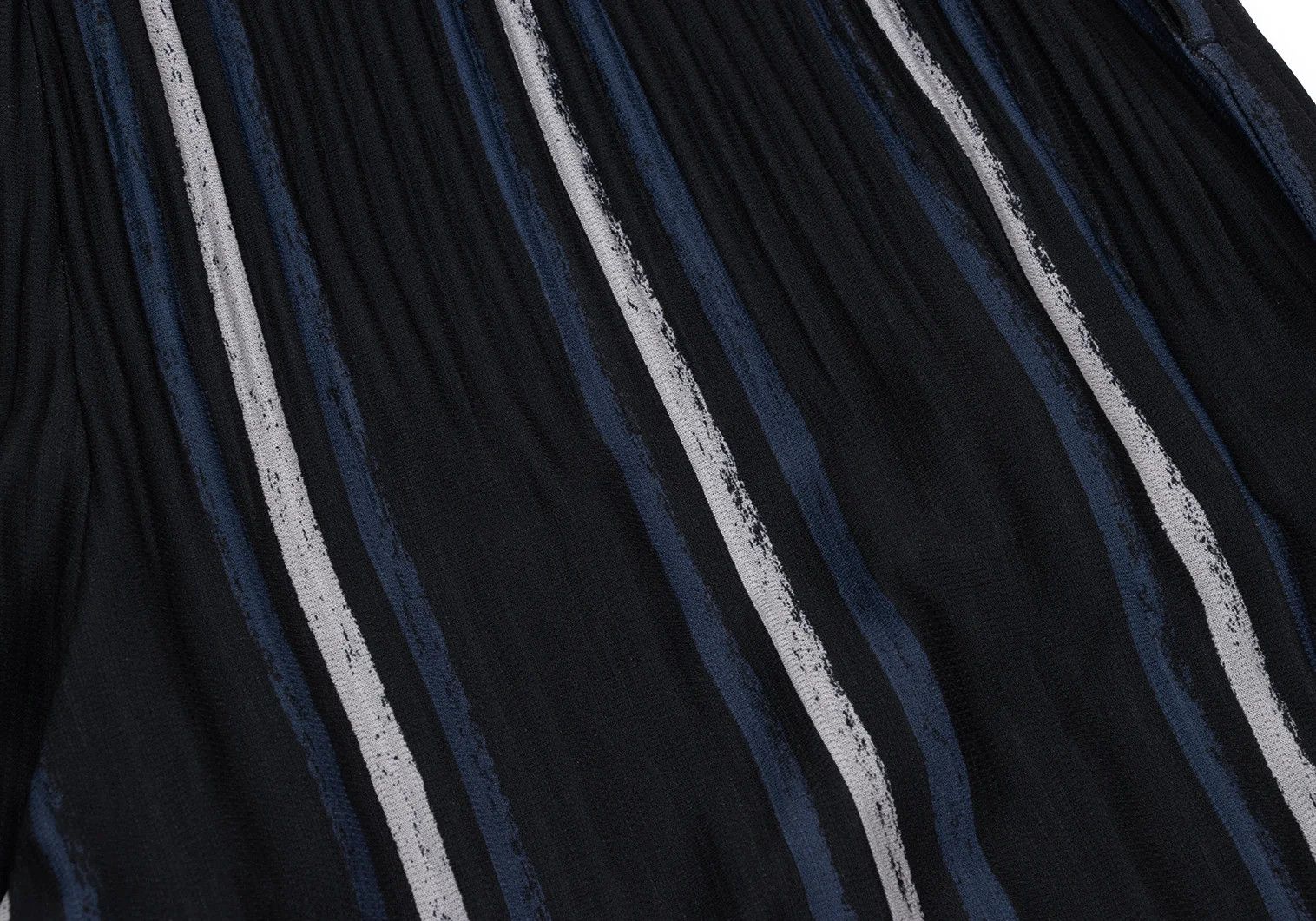 Issey Miyake Pleated Stripe Trousers in Navy Blue and Other Colors Size US 36 / EU 52 - 8 Thumbnail