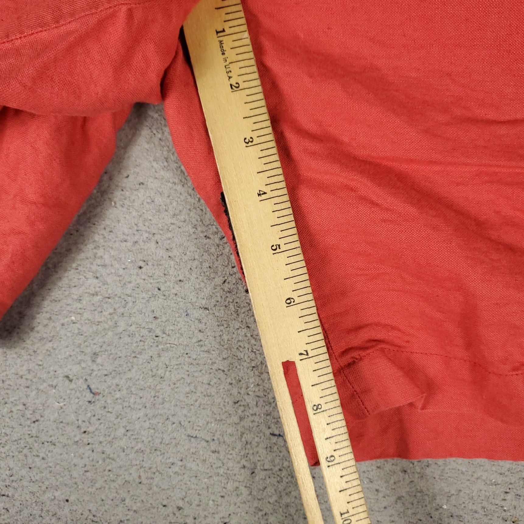 Brooks Brothers Brooks Brothers Shorts Mens 40 Red Linen Chino 9 in Inseam Slash Pocket Pockets Flat Front Regular Size US 40 / EU 56 - 6 Thumbnail