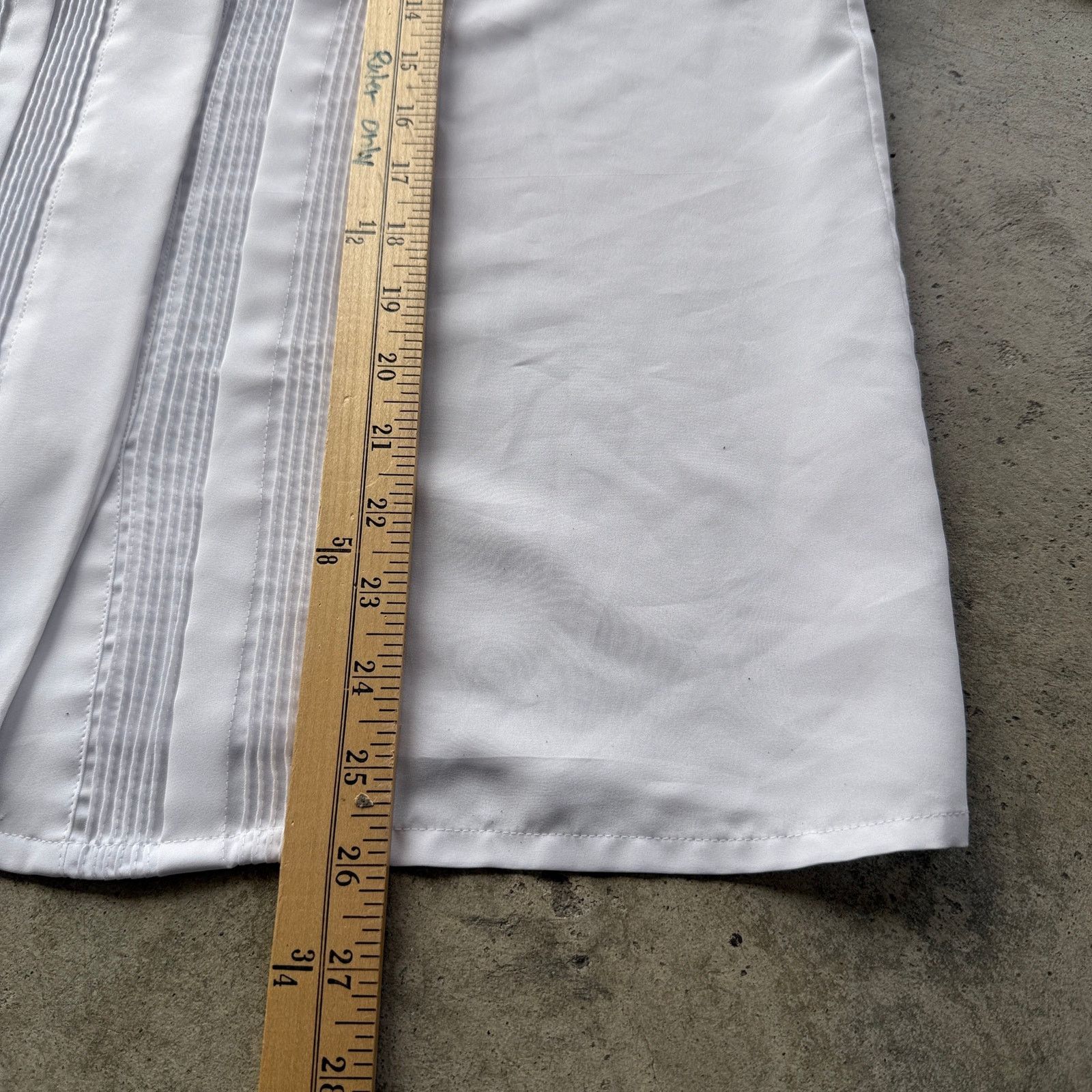 Other y2k sheer White Pintuck Pleated Long Sleeve collared shirt Size M / US 6-8 / IT 42-44 - 8 Thumbnail