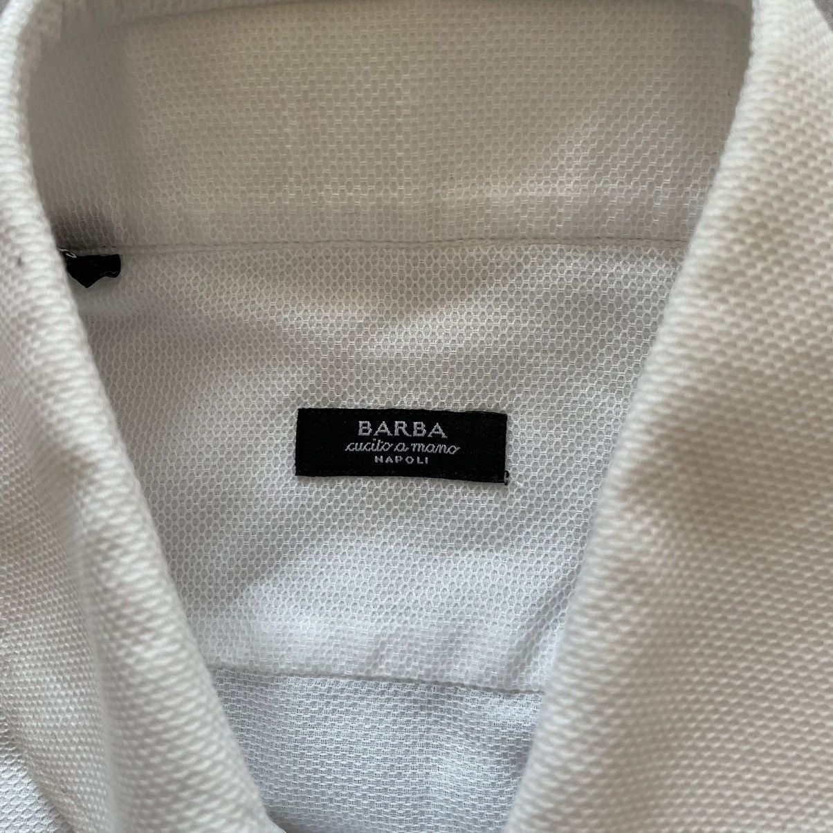 Barba Napoli Barba Napoli White Men's Buttons up Shirt Size 38 Size US M / EU 48-50 / 2 - 3 Thumbnail