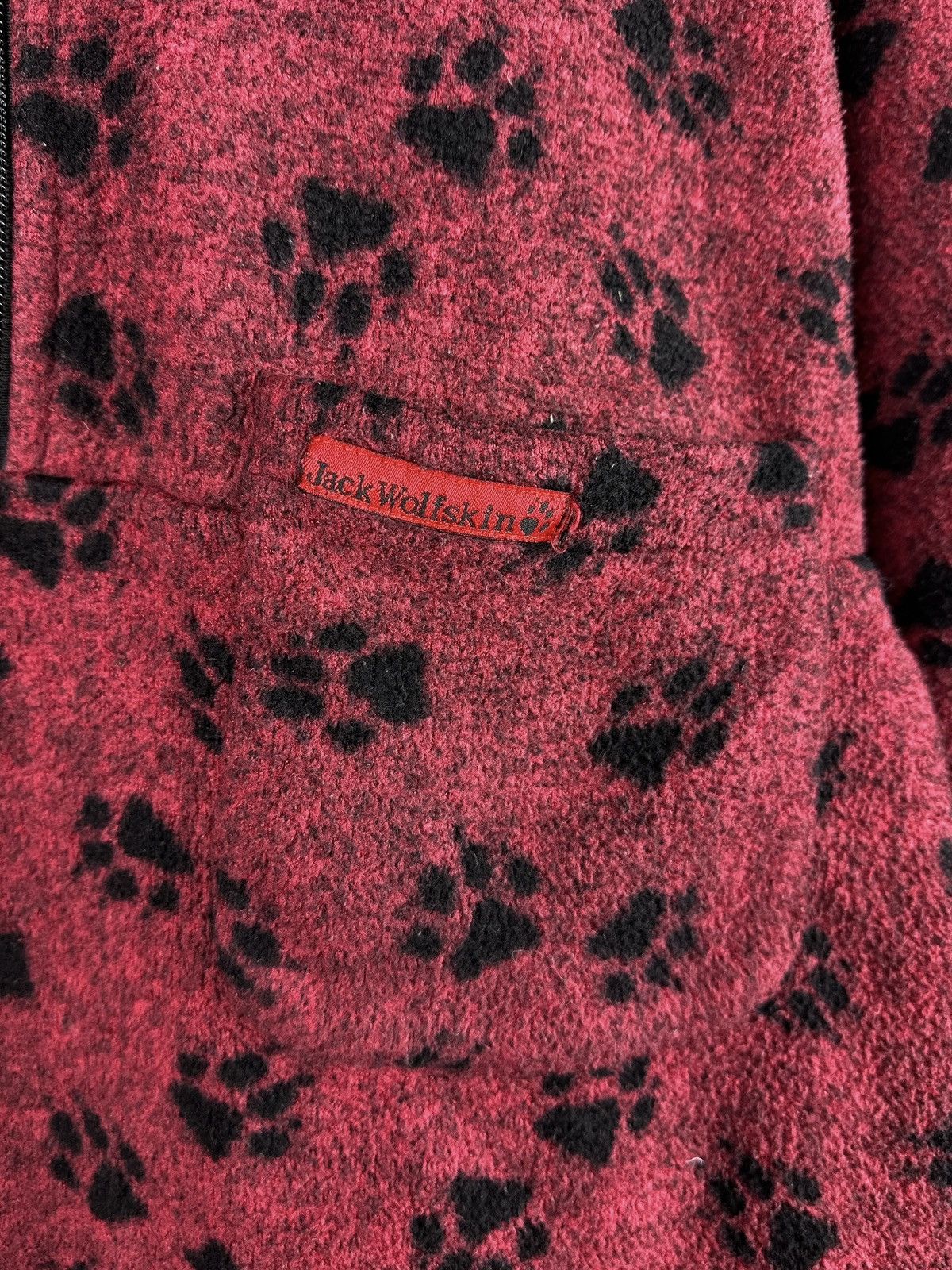 Jack Wolfskin Vintage 90’s Jack Wolfskin All Over Print Fleece Pullover Size US L / EU 52-54 / 3 - 8 Thumbnail