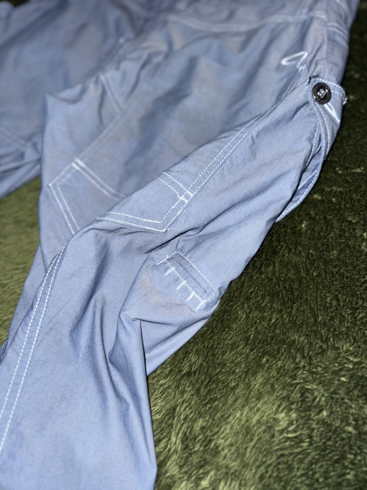 Oakley [32] Oakley Japan Skull Hand-Dyed Cropped Pants Indigo Size US 32 / EU 48 - 10 Thumbnail