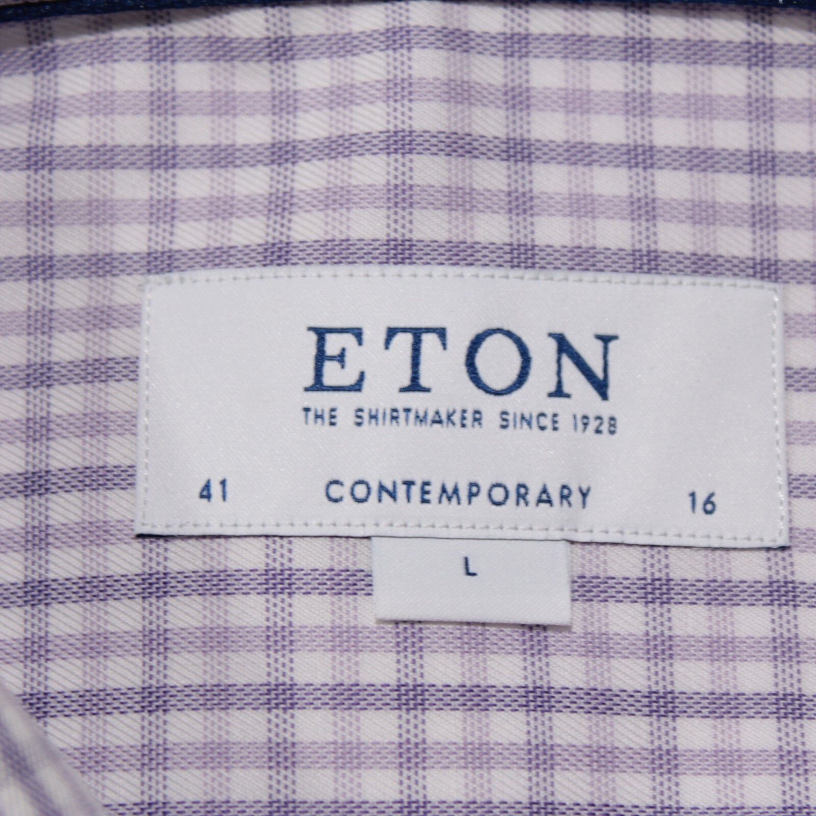 Eton Eton New with tags Shirt Size L US In Purple Size US L / EU 52-54 / 3 - 8 Thumbnail