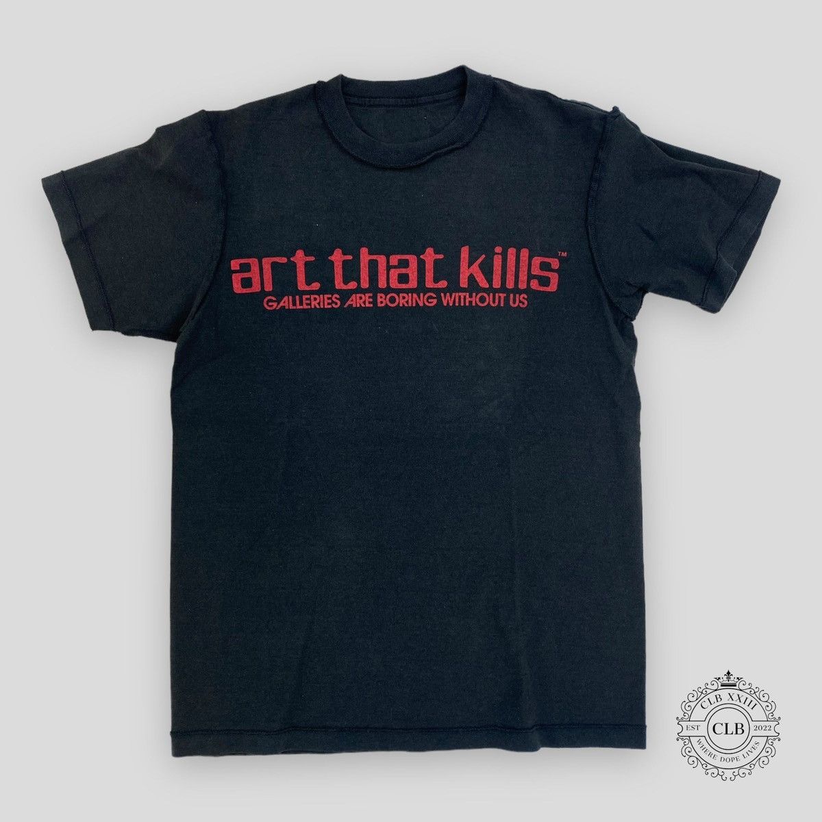 image of Gallery Dept. Art That Kills Reversible Tee - Black, Men's (Size Small)