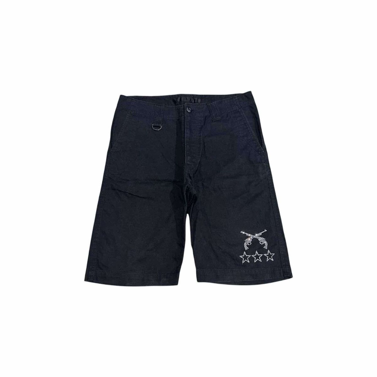 Hysteric Glamour × If Six Was Nine × Japanese Brand 🔥Sick Y2K Roar Guns Shorts Swarovski Stars Japanese Punk Size US 33 - 1 Thumbnail