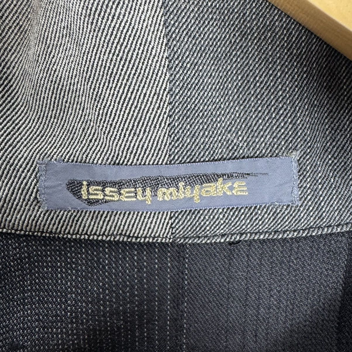 Issey Miyake 🌟80s ISSEY MIYAKE DRAKE NECK TONES ASYMMETRIC WOMEN JACKET Size M / US 6-8 / IT 42-44 - 9 Thumbnail