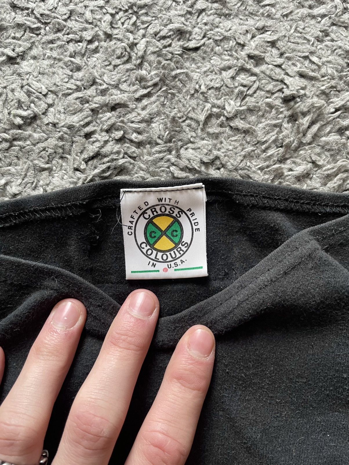 Cross Colours × Vintage 90s Cross Colours T-Shirt Streetwear Vintage Logo Rare Y2k Size US XL / EU 56 / 4 - 11 Thumbnail