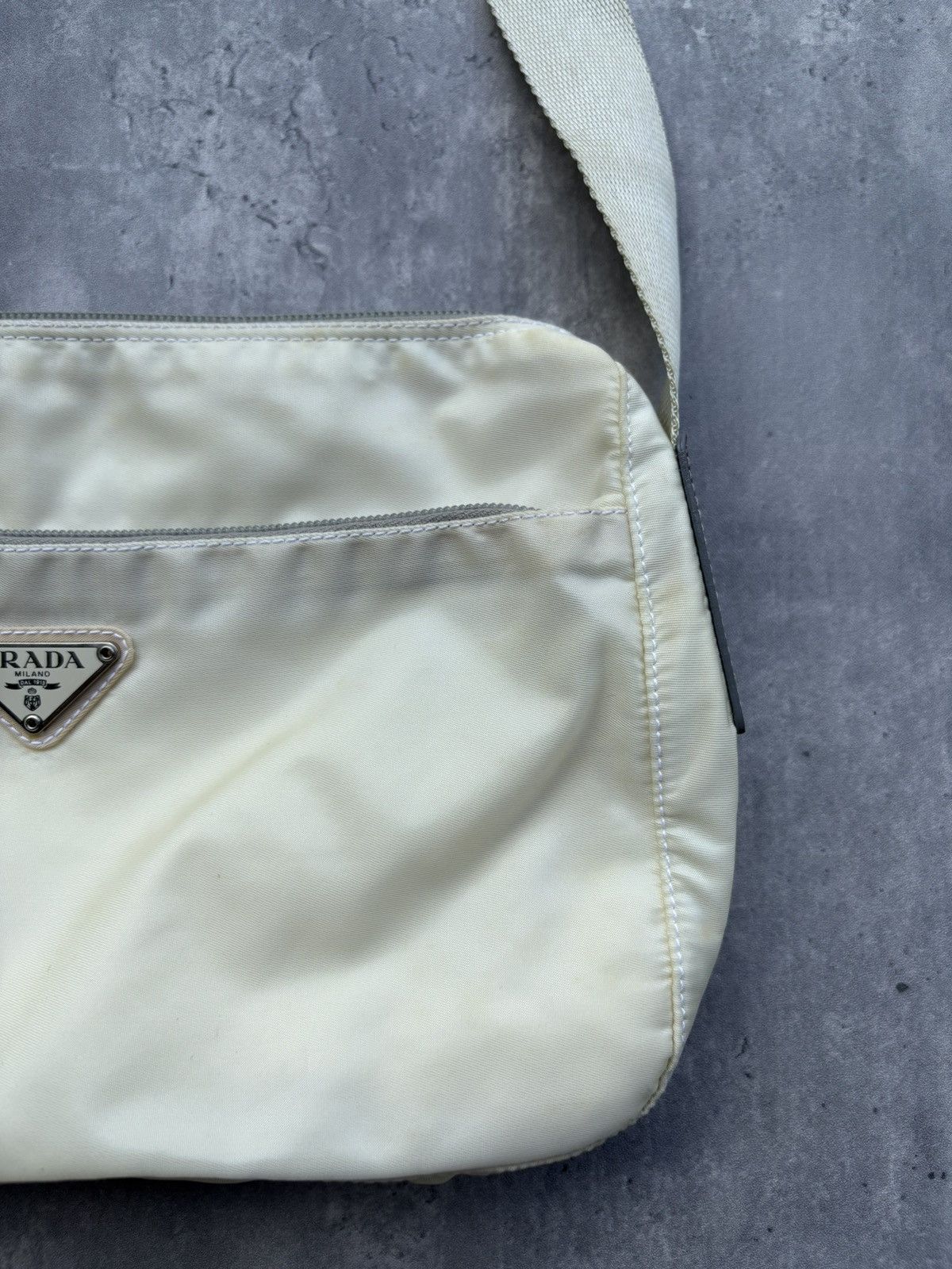 Prada Prada Shouldher bag Nylon Cream Size ONE SIZE - 2 Thumbnail