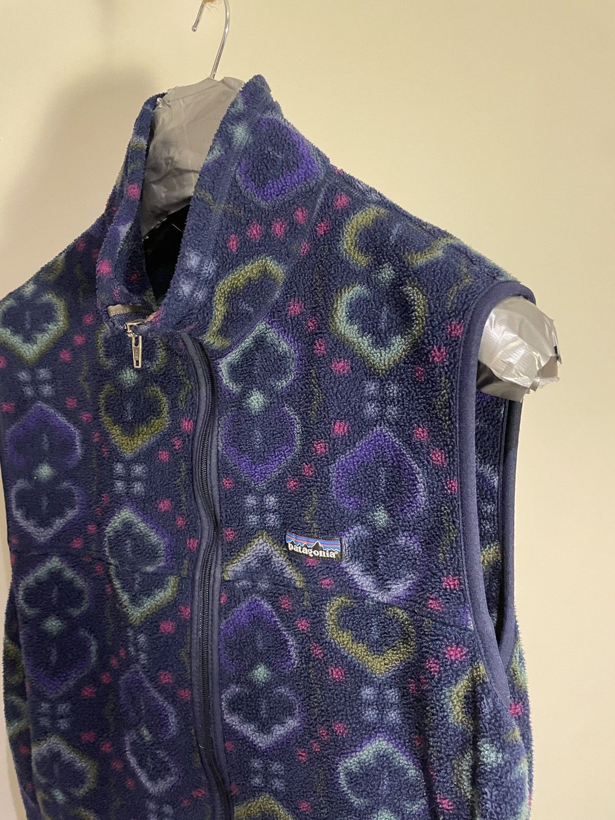 Patagonia Patagonia Purple Pattern Fleece Vest Size US M / EU 48-50 / 2 - 2 Thumbnail