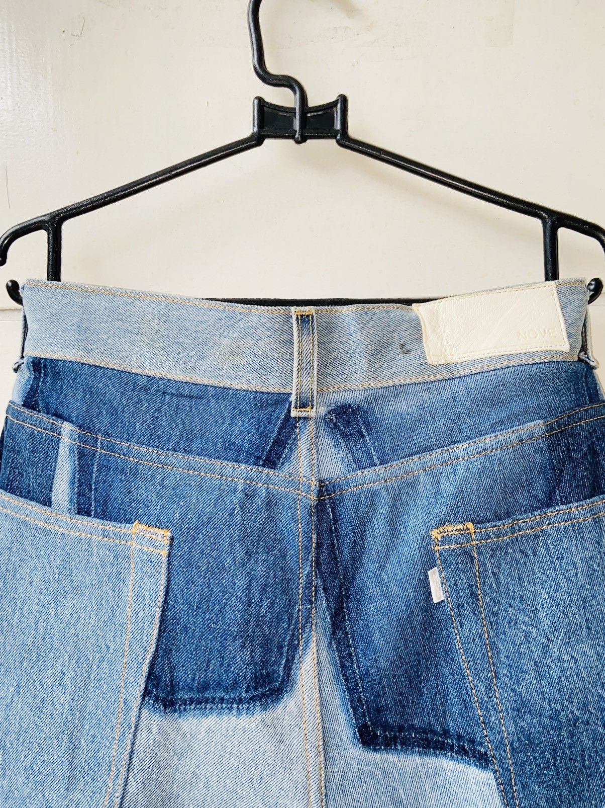 Issey Miyake NOVE Panel Denim Jeans Size US 35 - 11 Thumbnail