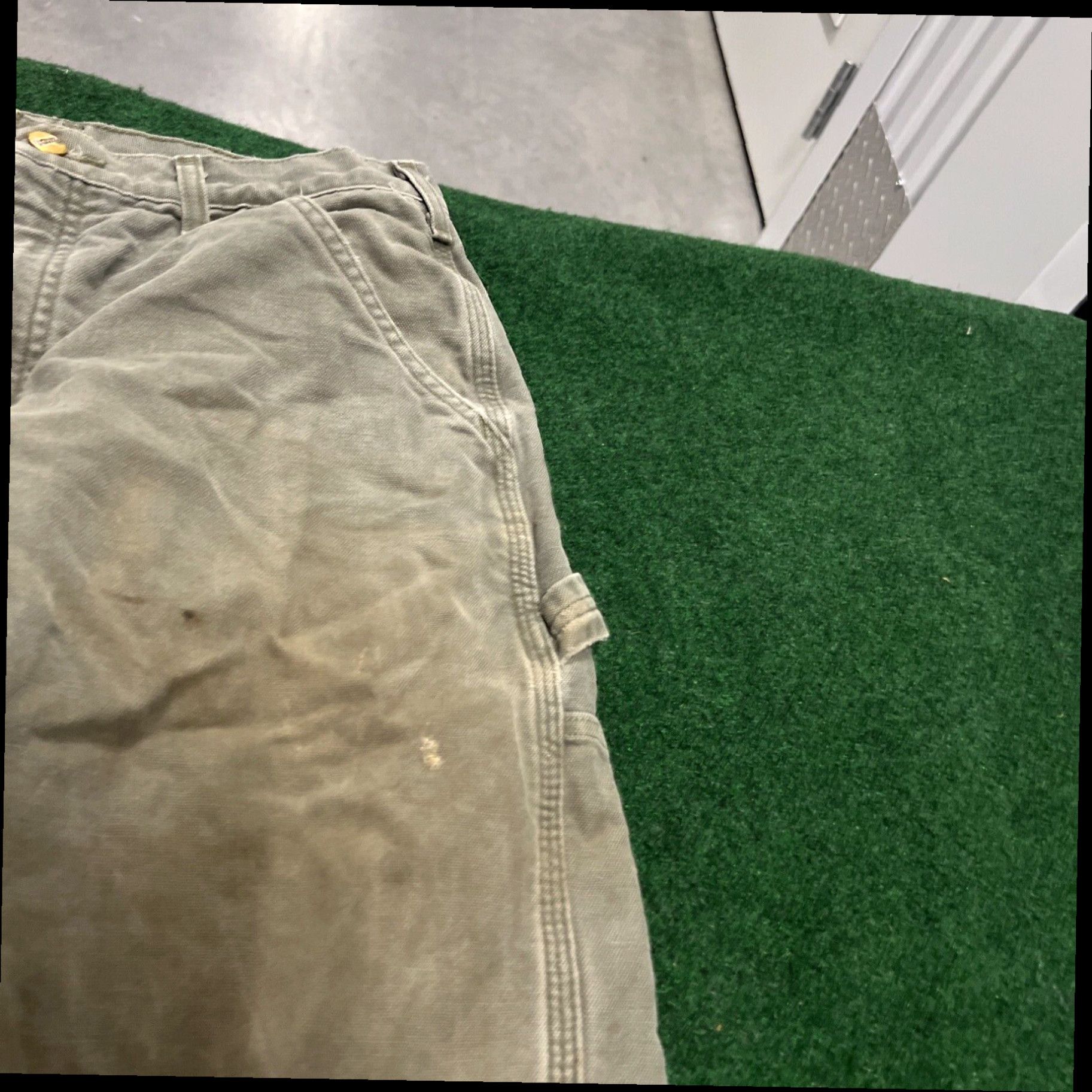 Carhartt Carhartt Pants Mens 32x36 Gray Peat Rugged Relaxed Fot Fleece Lined Carpenter Size US 32 / EU 48 - 6 Thumbnail